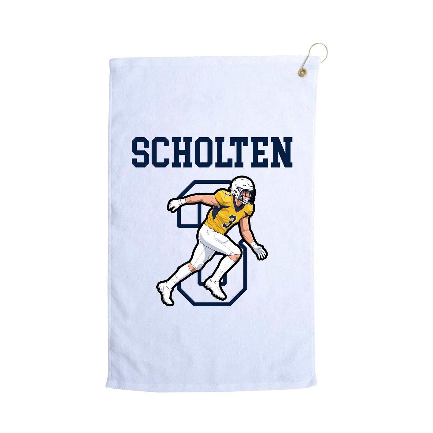 Golf Towel — Shirsey in White