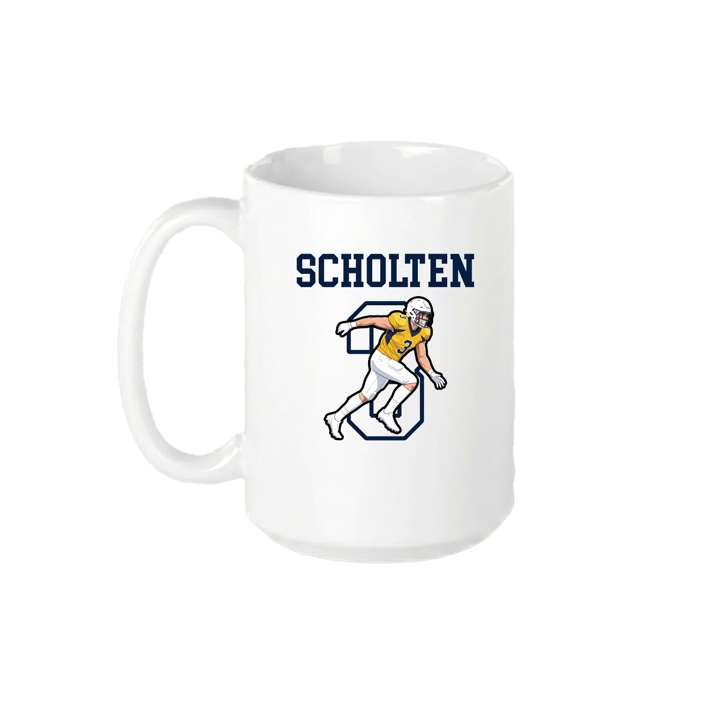 15oz Coffee Mug — Shirsey in White