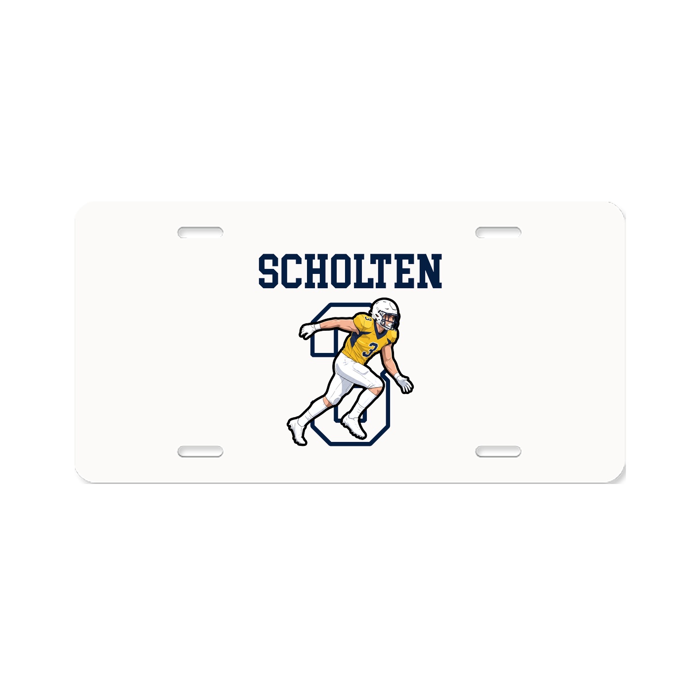 License Plate — Shirsey in Classic