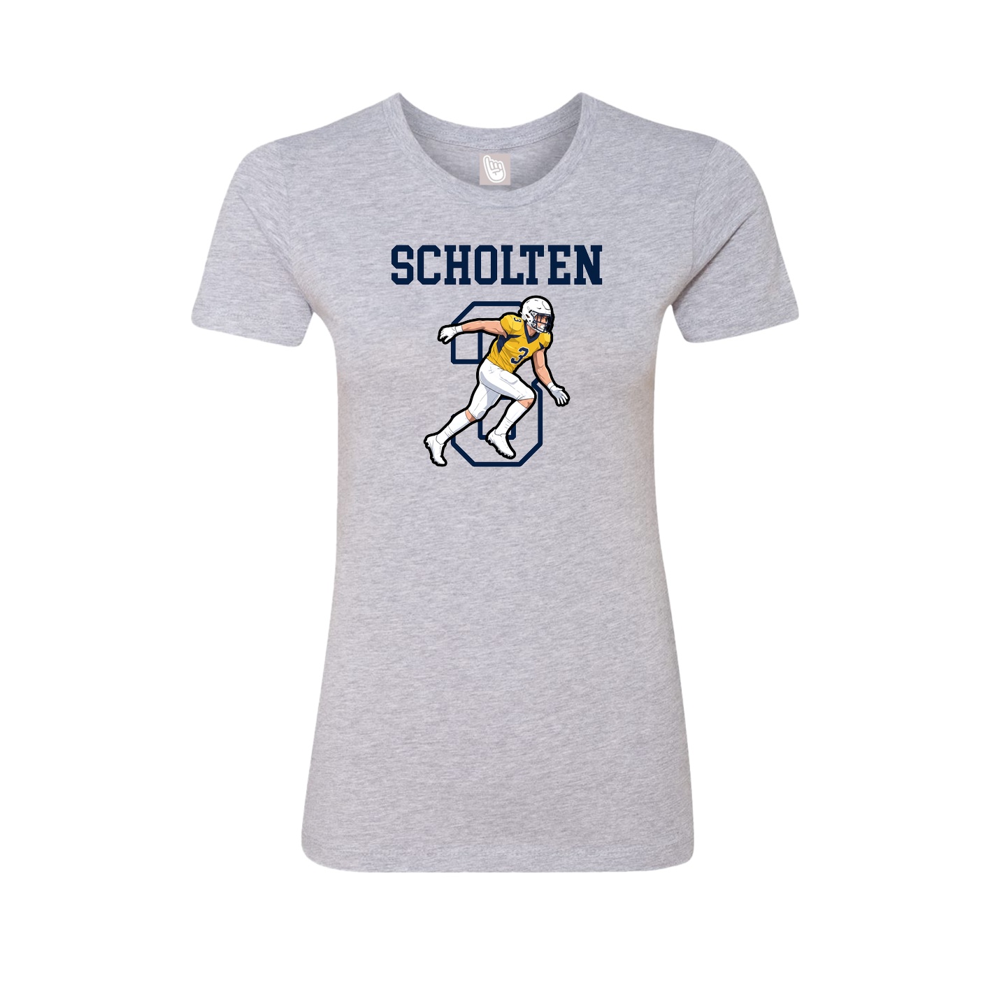 Fitted Women's Tee — Shirsey in Grey