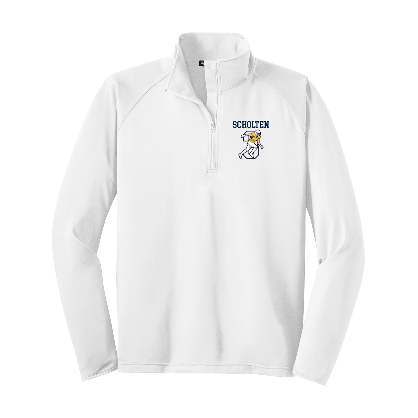 Q-Zip Pullover — Shirsey in White