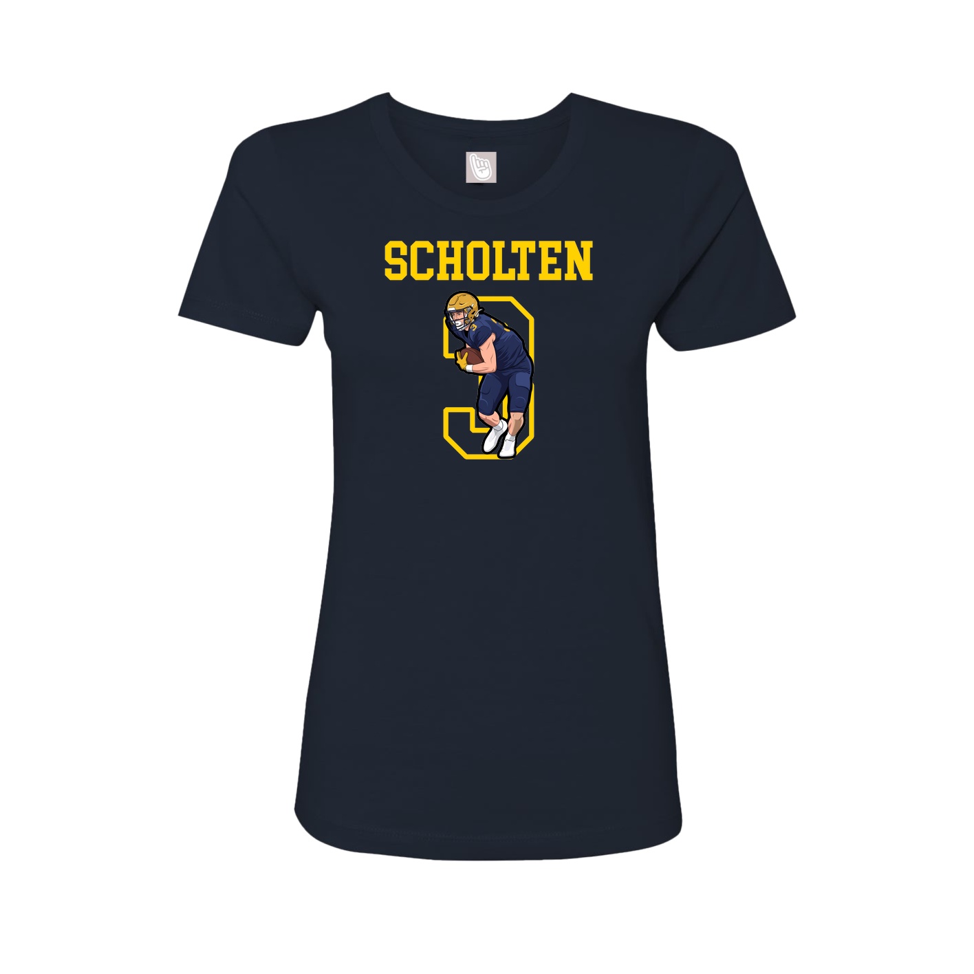 Fitted Women's Tee — Shirsey in Navy