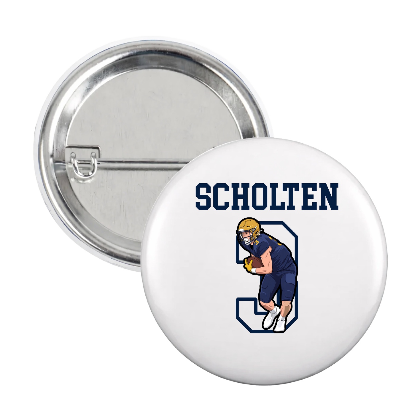 Game Day Button — Shirsey in White
