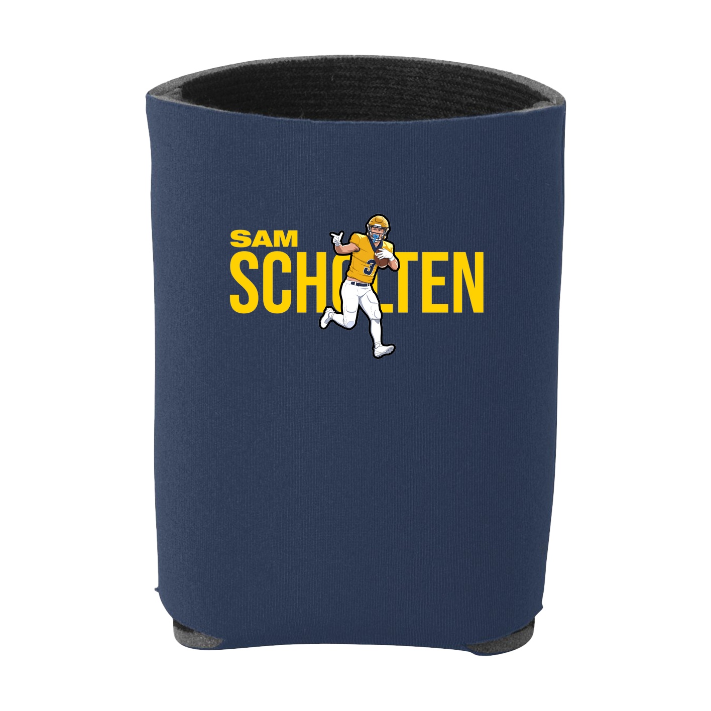 Can Holder — Player Name in Navy