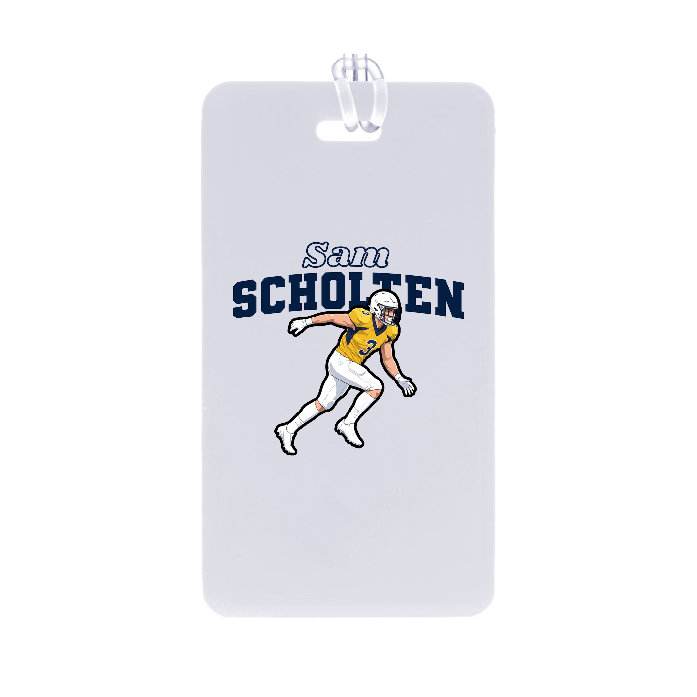 Bag Tag — Name Arch in Classic