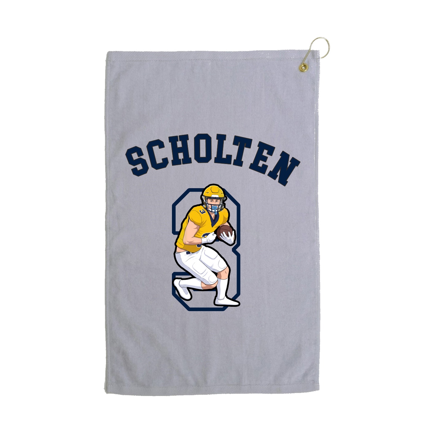 Golf Towel — Shirsey Arch in Grey
