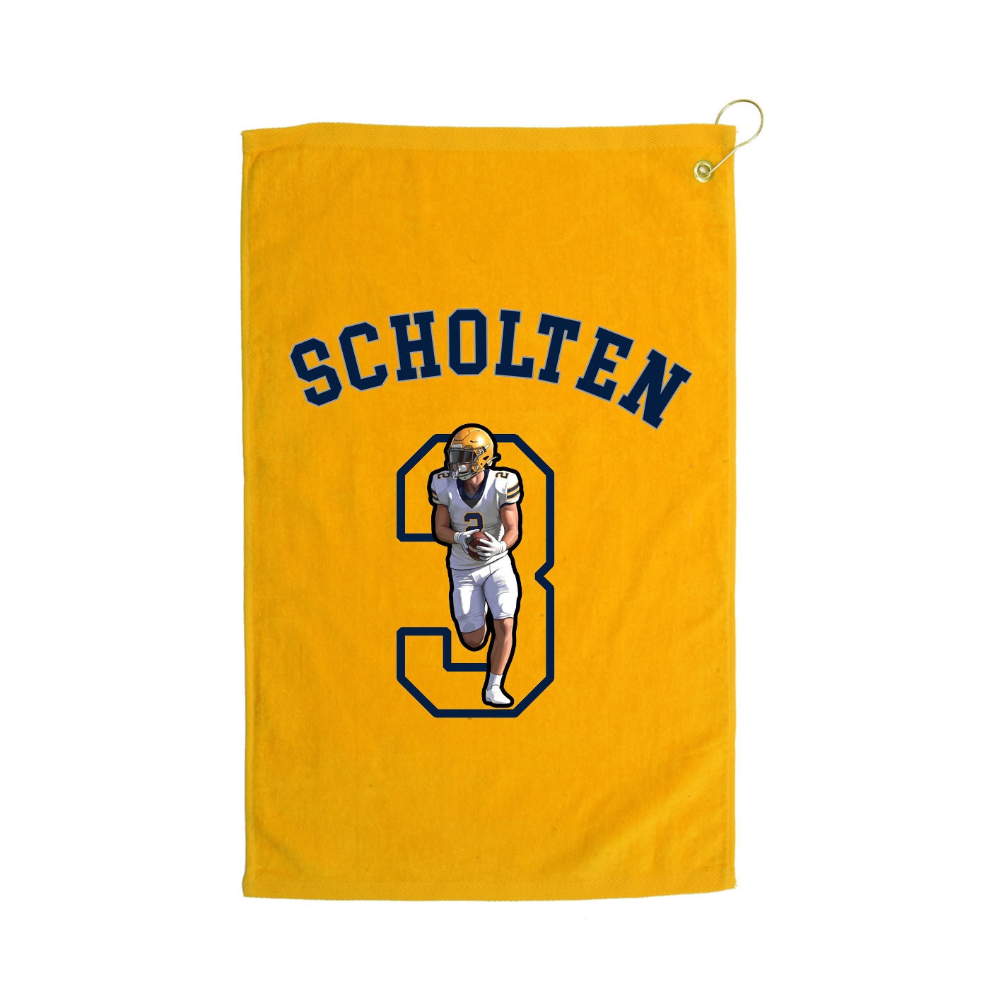 Golf Towel — Shirsey Arch in Gold