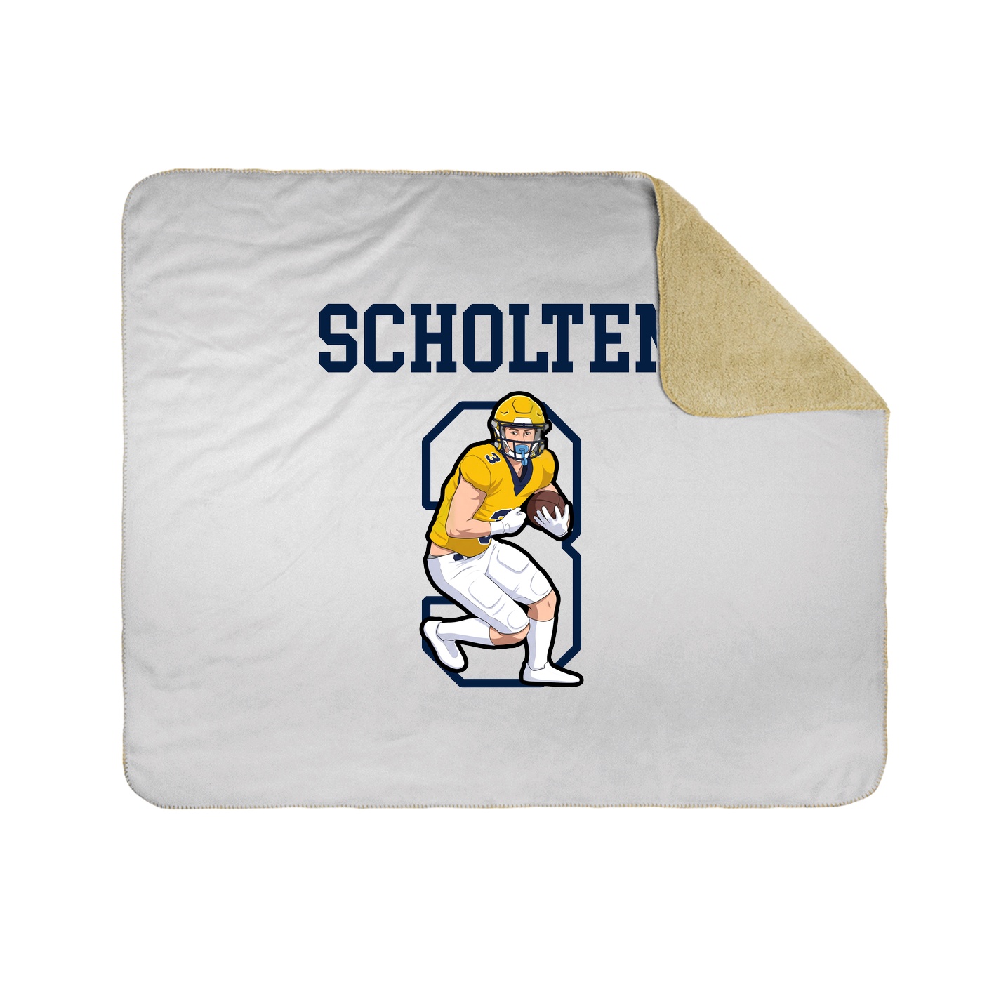 Throw Blanket — Shirsey in White