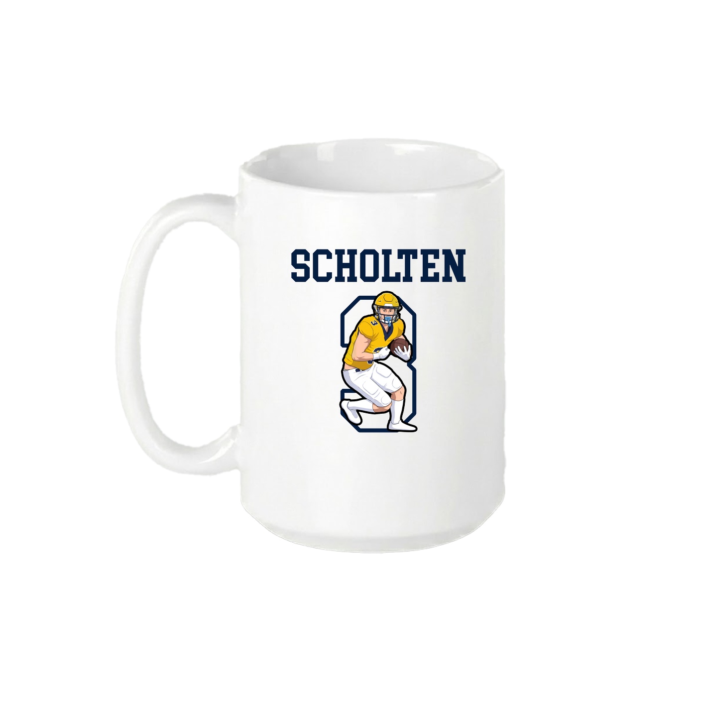 15oz Coffee Mug — Shirsey in White
