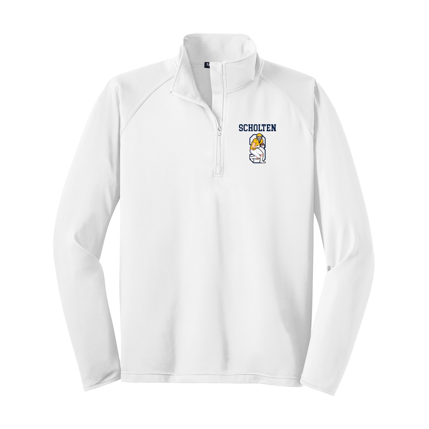 Q-Zip Pullover — Shirsey in White
