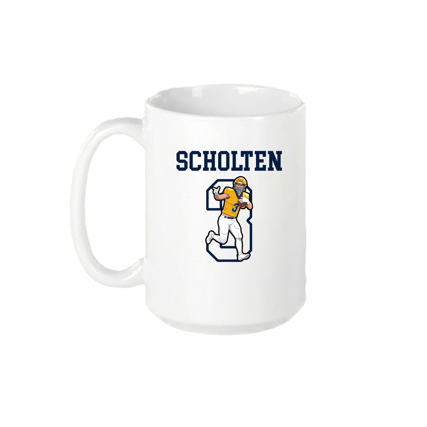 15oz Coffee Mug — Shirsey in White