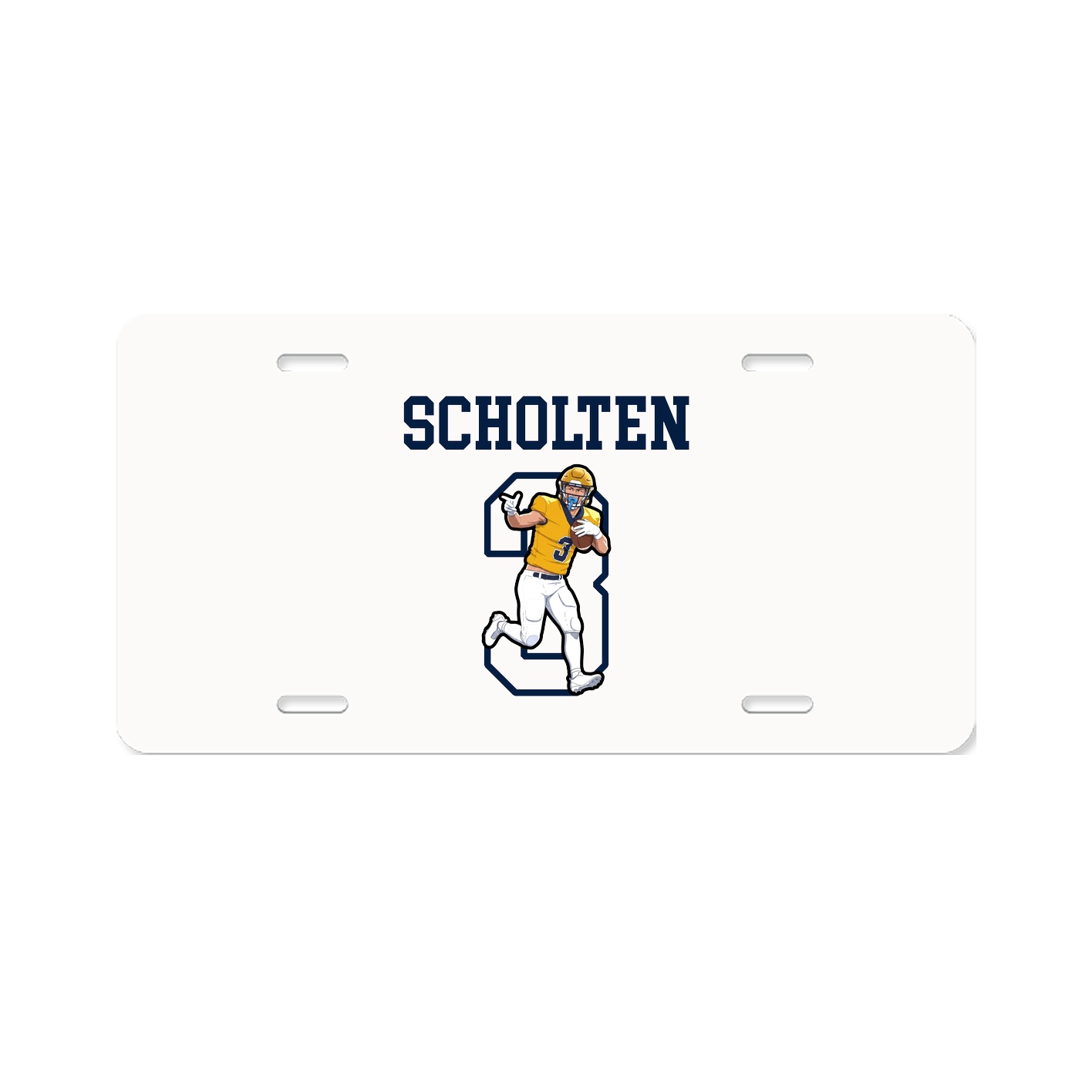 License Plate — Shirsey in Classic