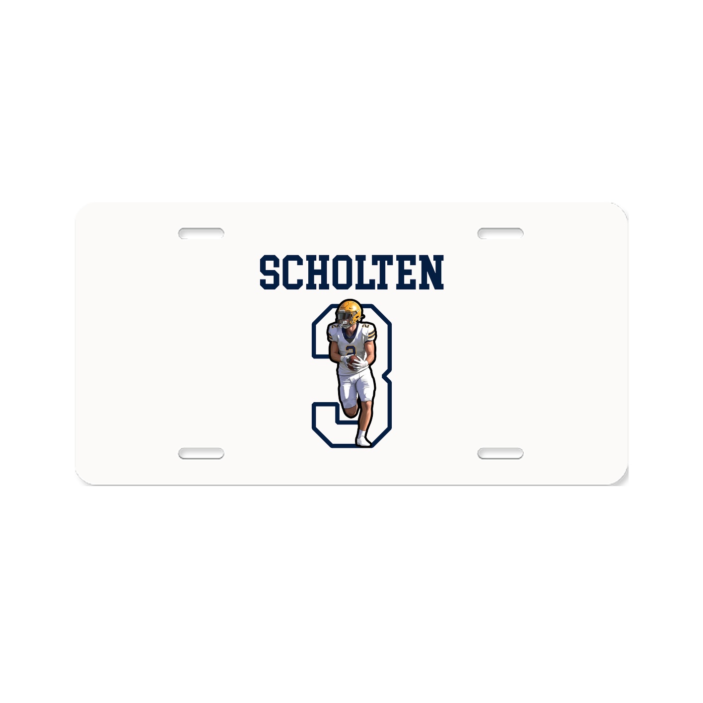 License Plate — Shirsey in Classic