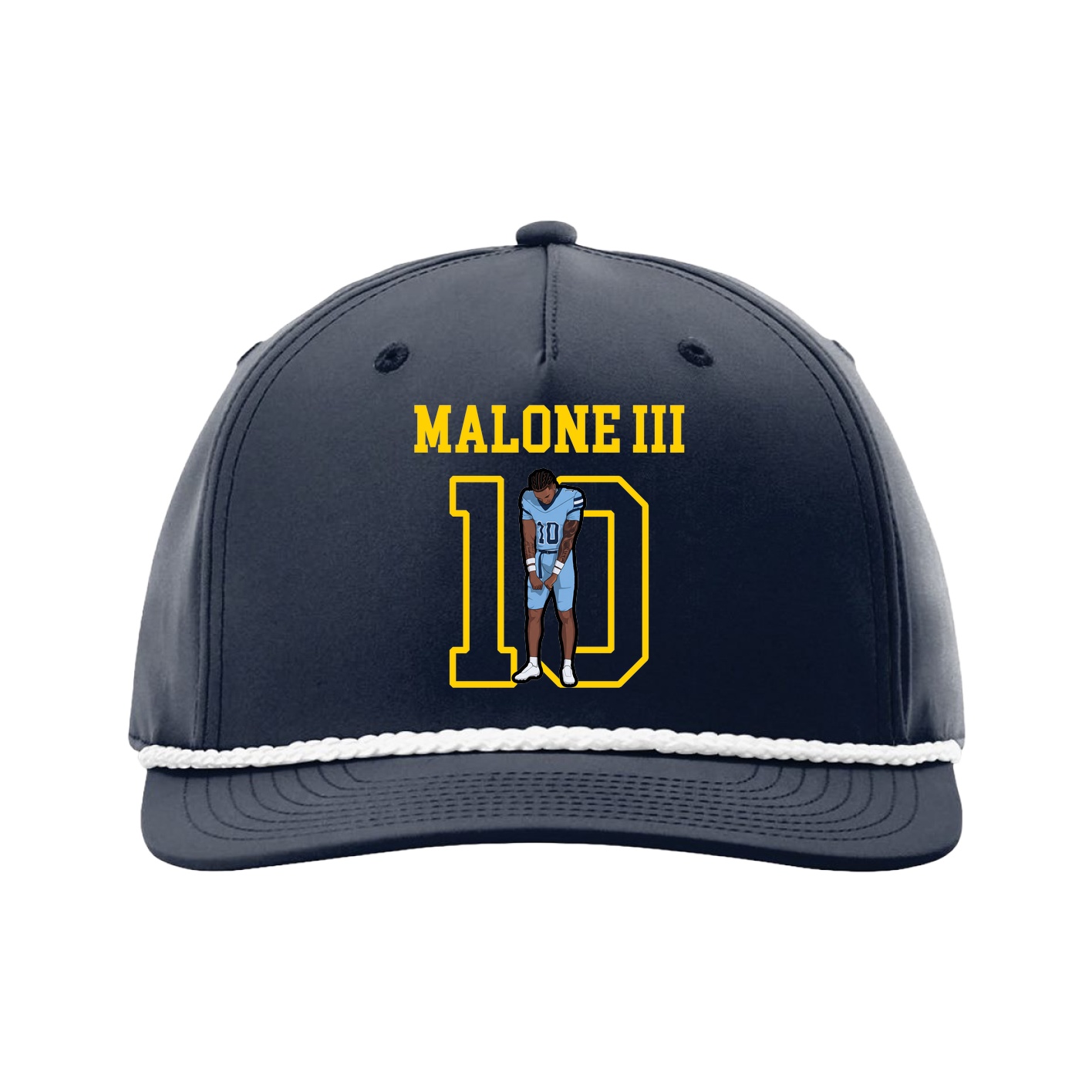 Five-Panel Classic Rope Cap — Shirsey in Navy