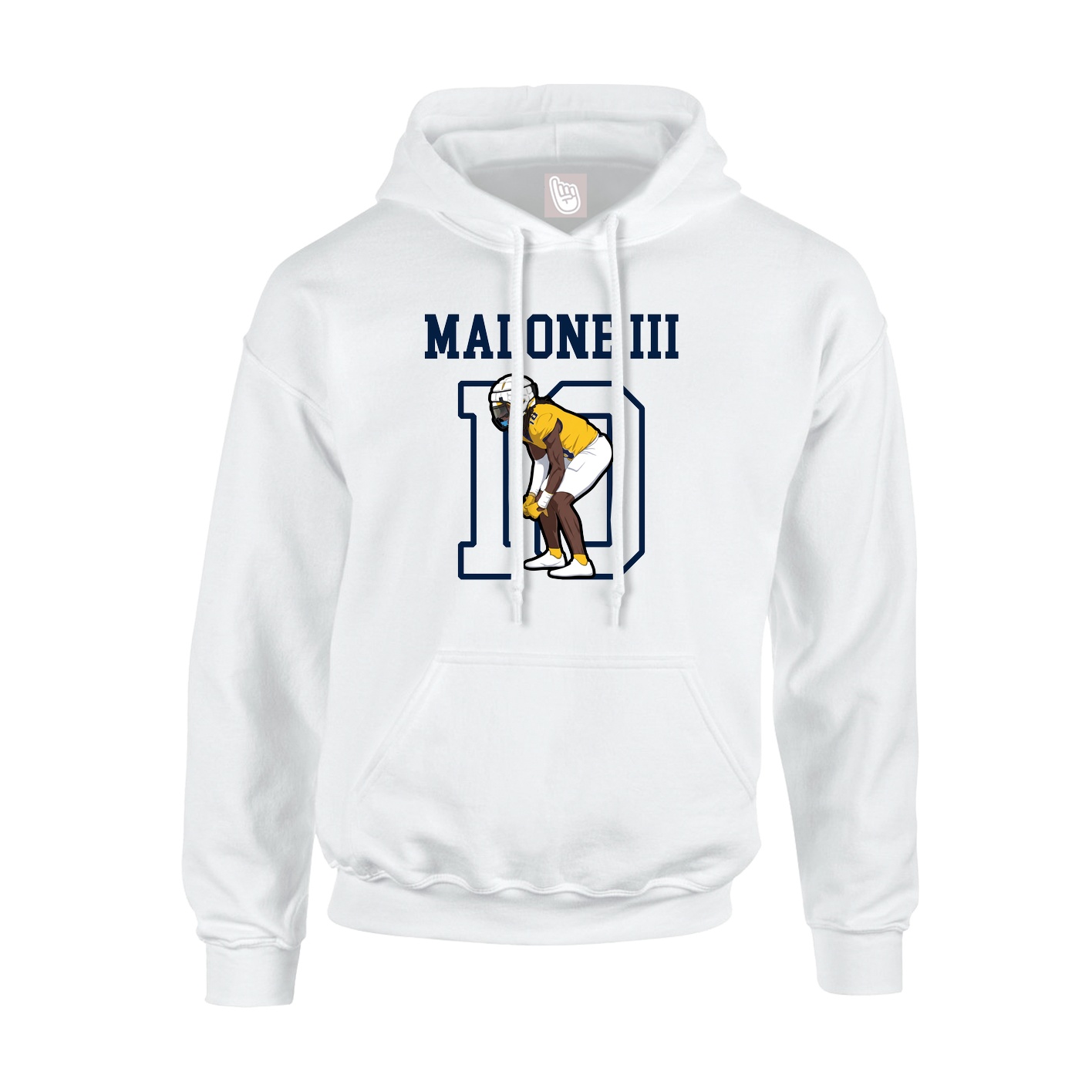 Hoodie — Shirsey in White
