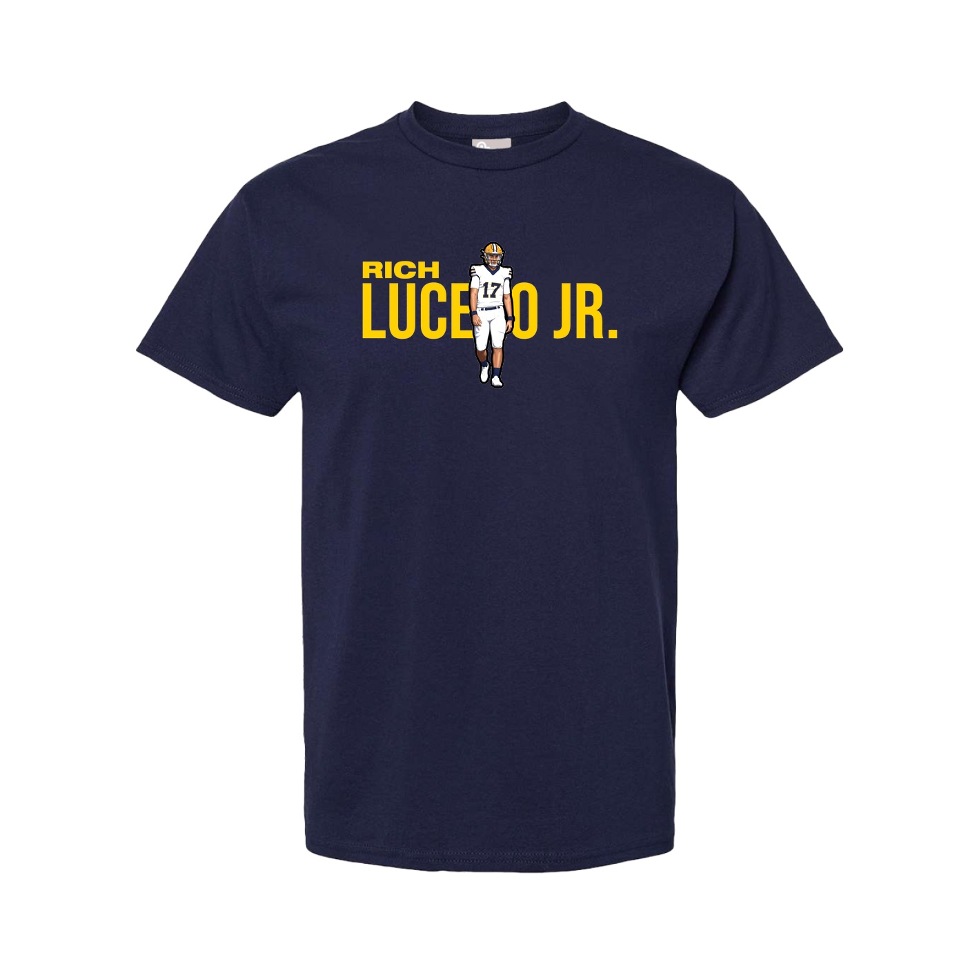 Youth Tee — Player Name in Navy