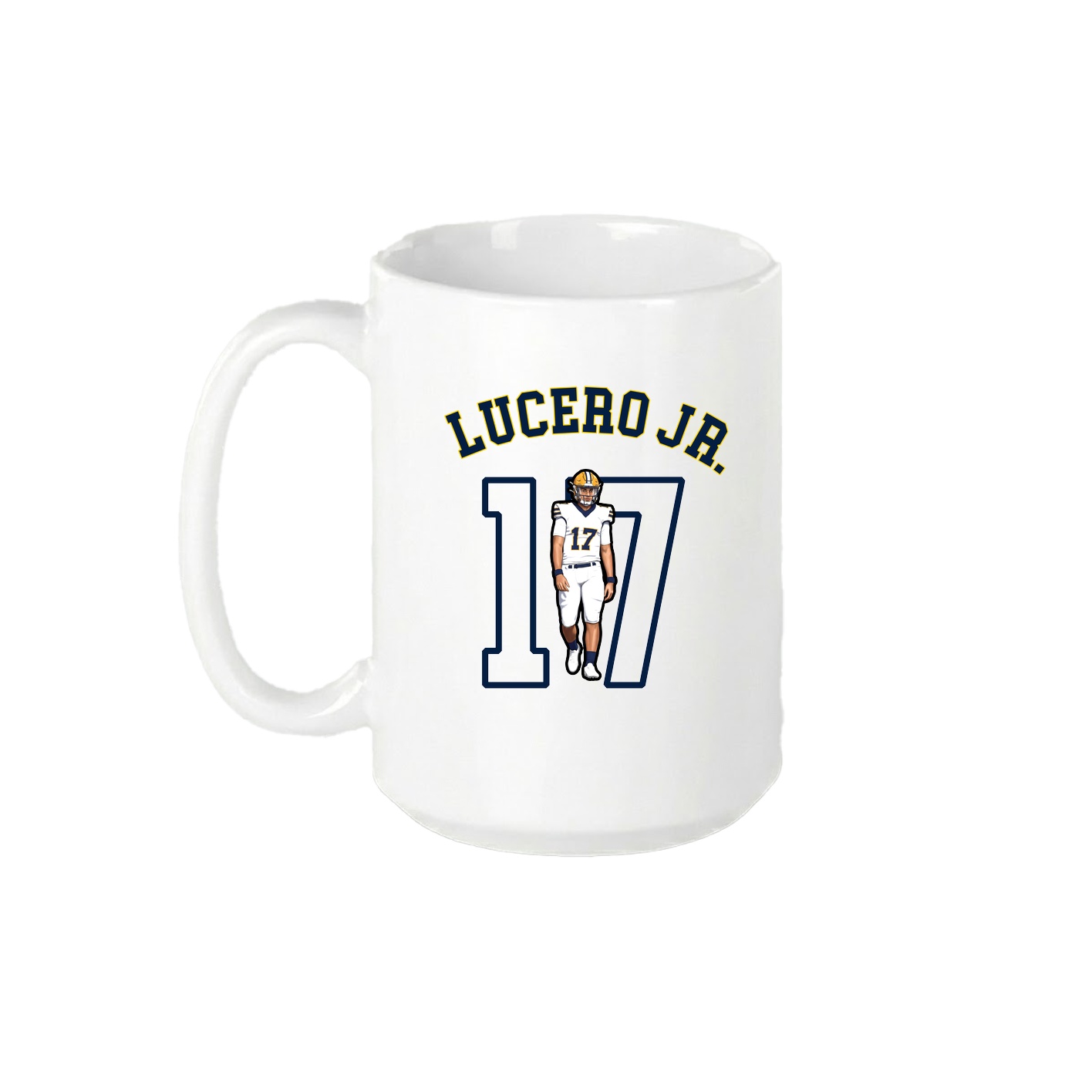 15oz Coffee Mug — Shirsey Arch in White