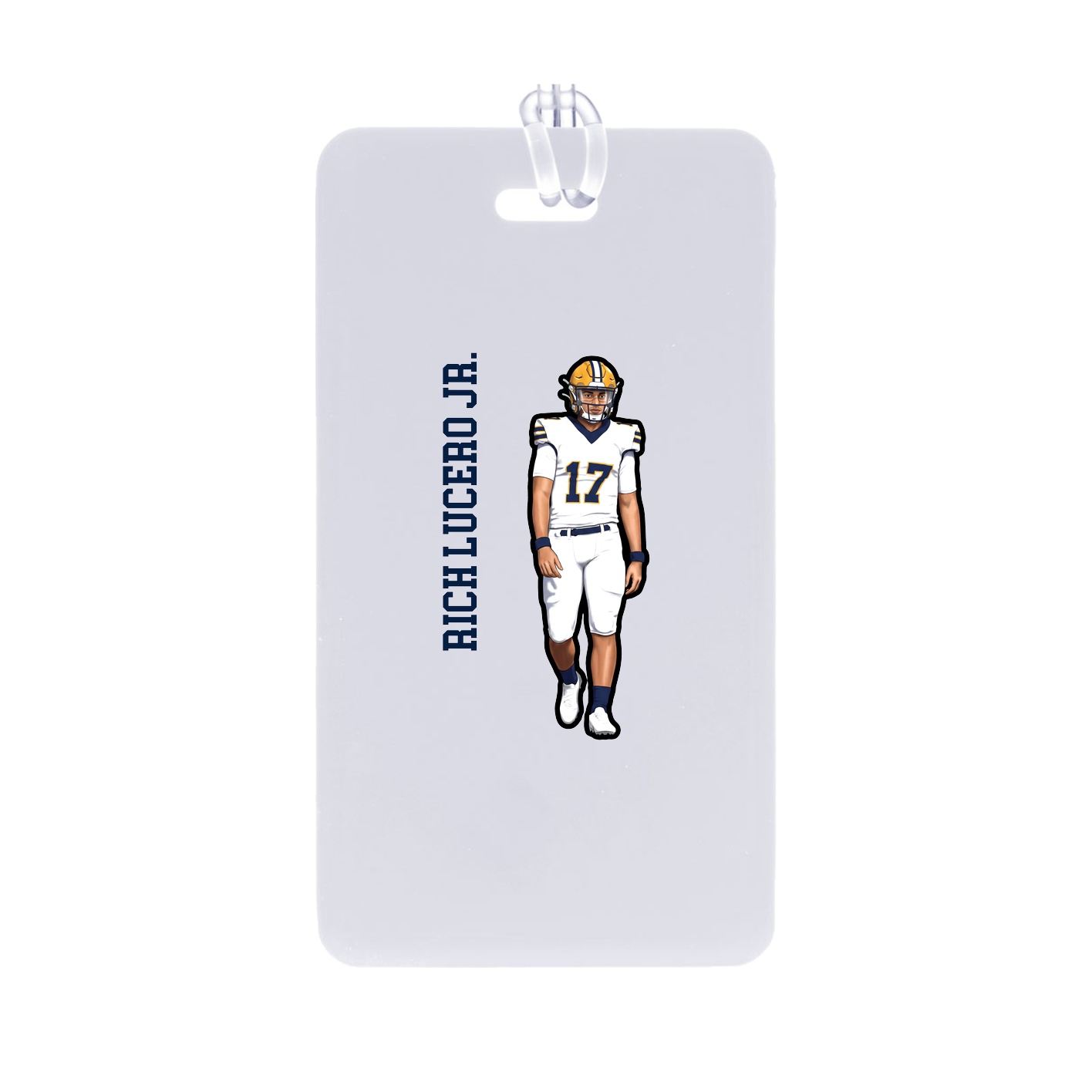 Bag Tag — Name Vertical in Classic