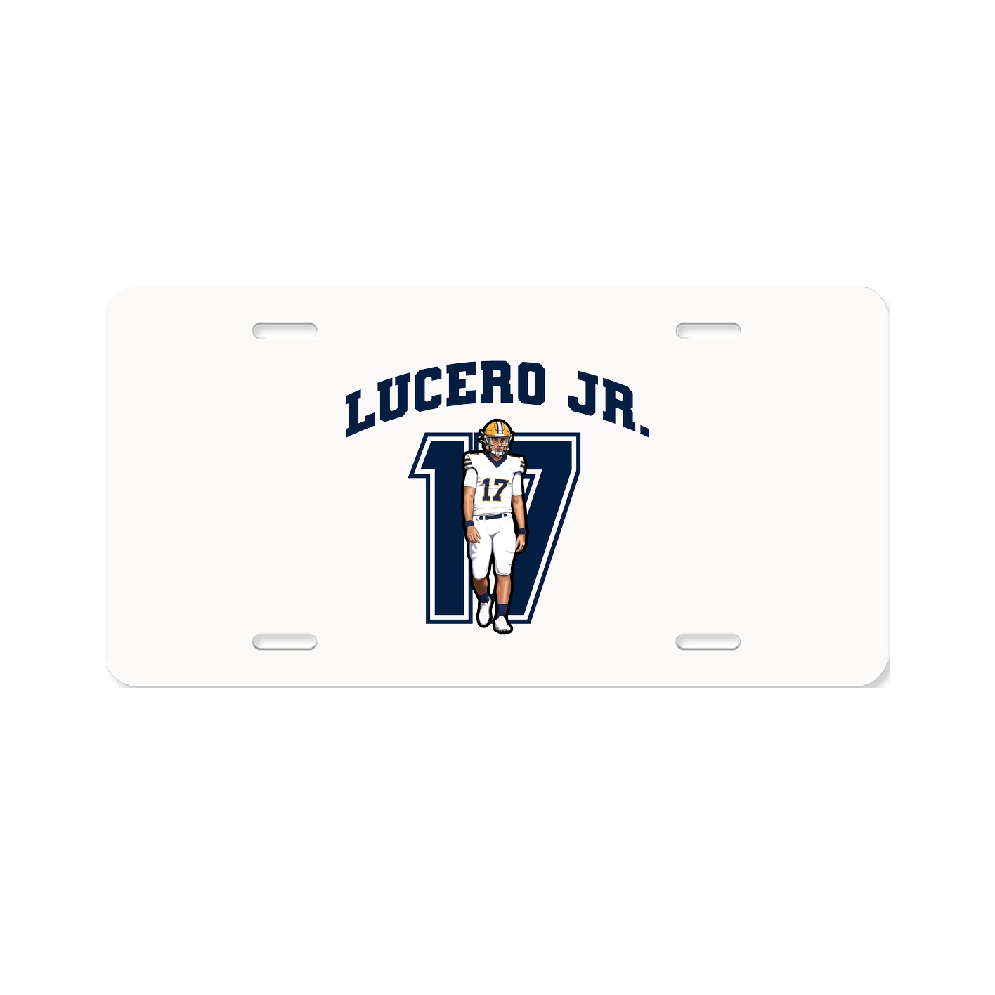 License Plate — Number in Classic