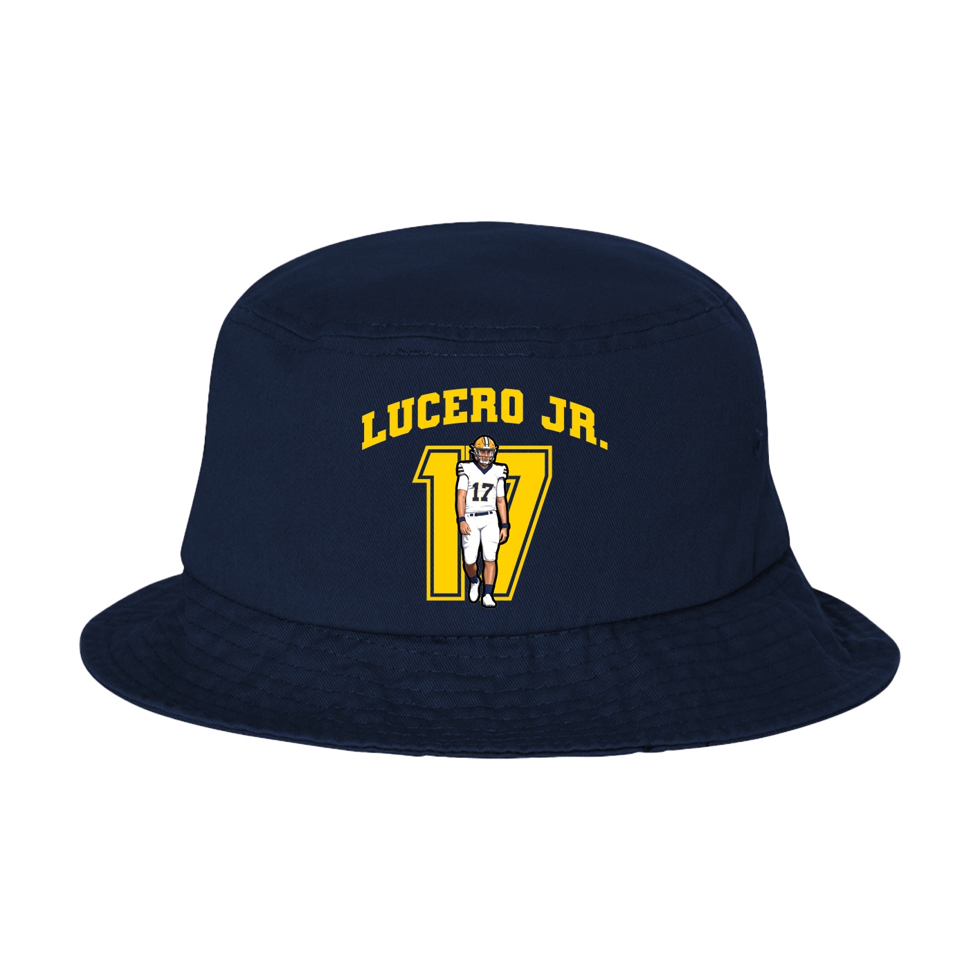 Bucket Cap — Number in Navy