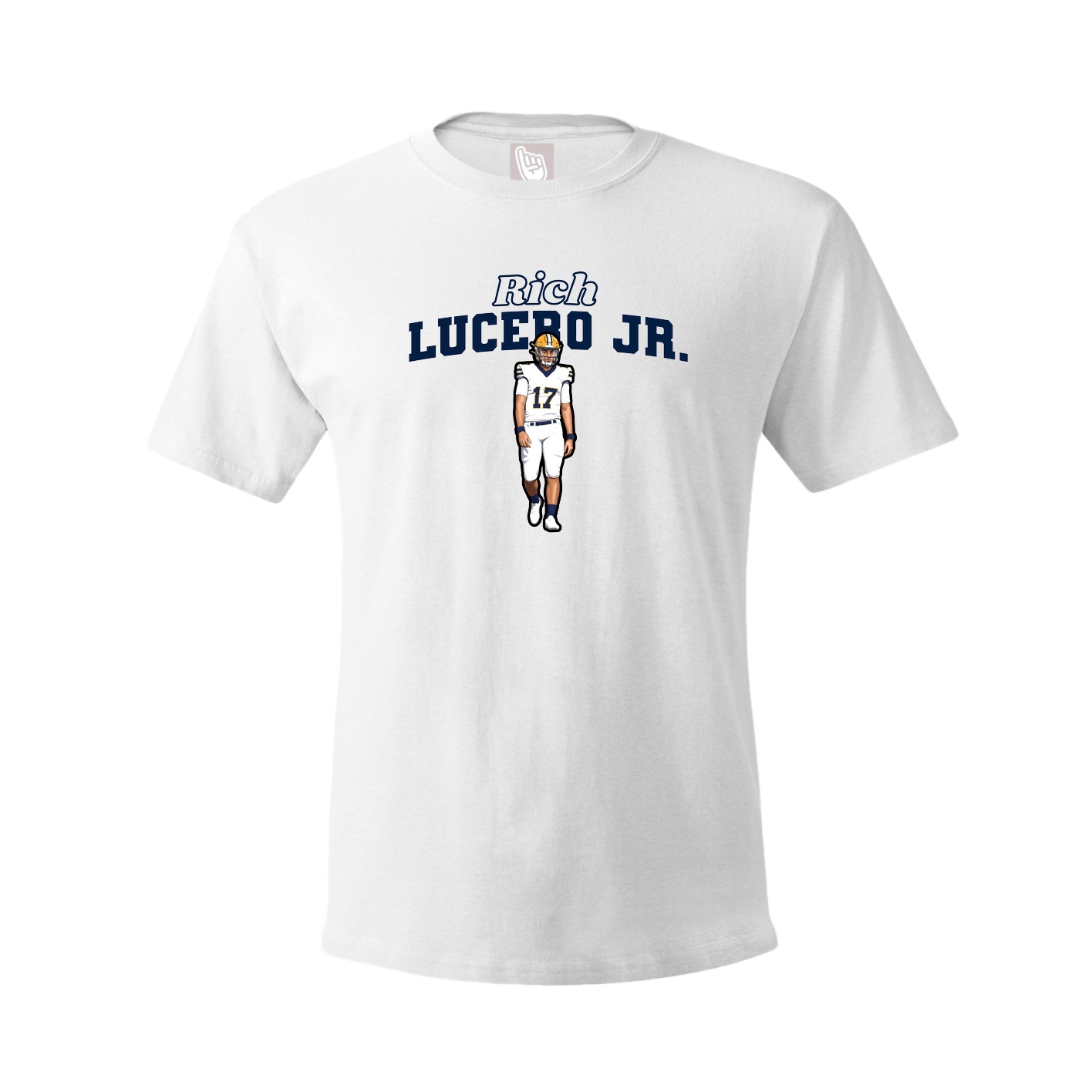 Tee — Name Arch in White