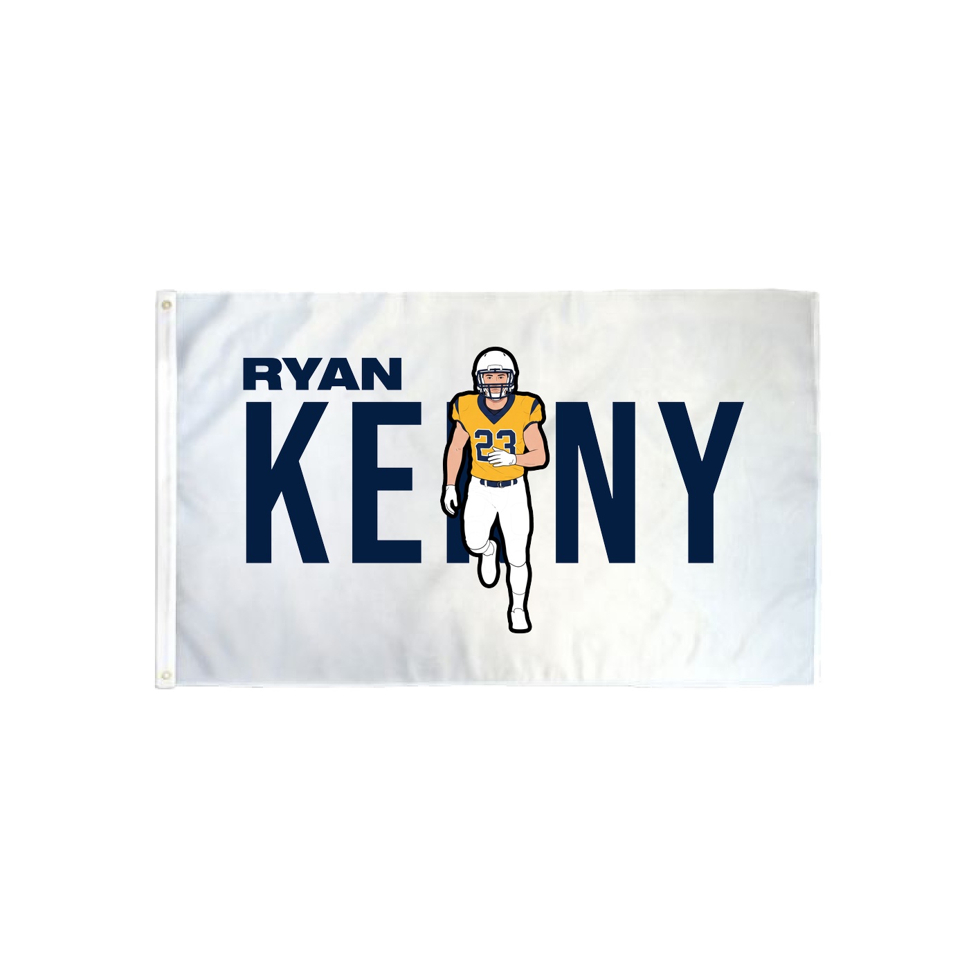 3x5 Flag — Player Name in Classic