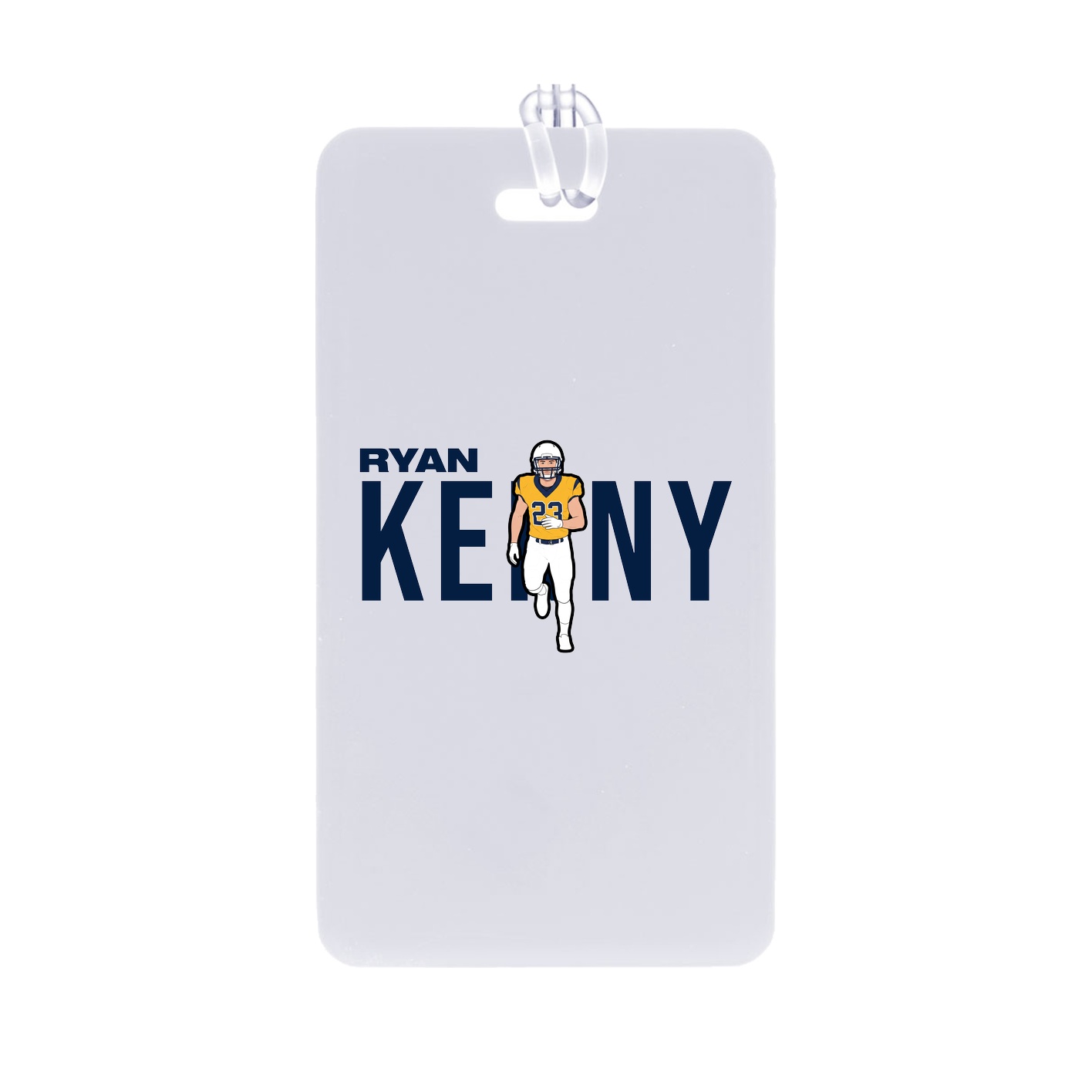 Bag Tag — Player Name in Classic