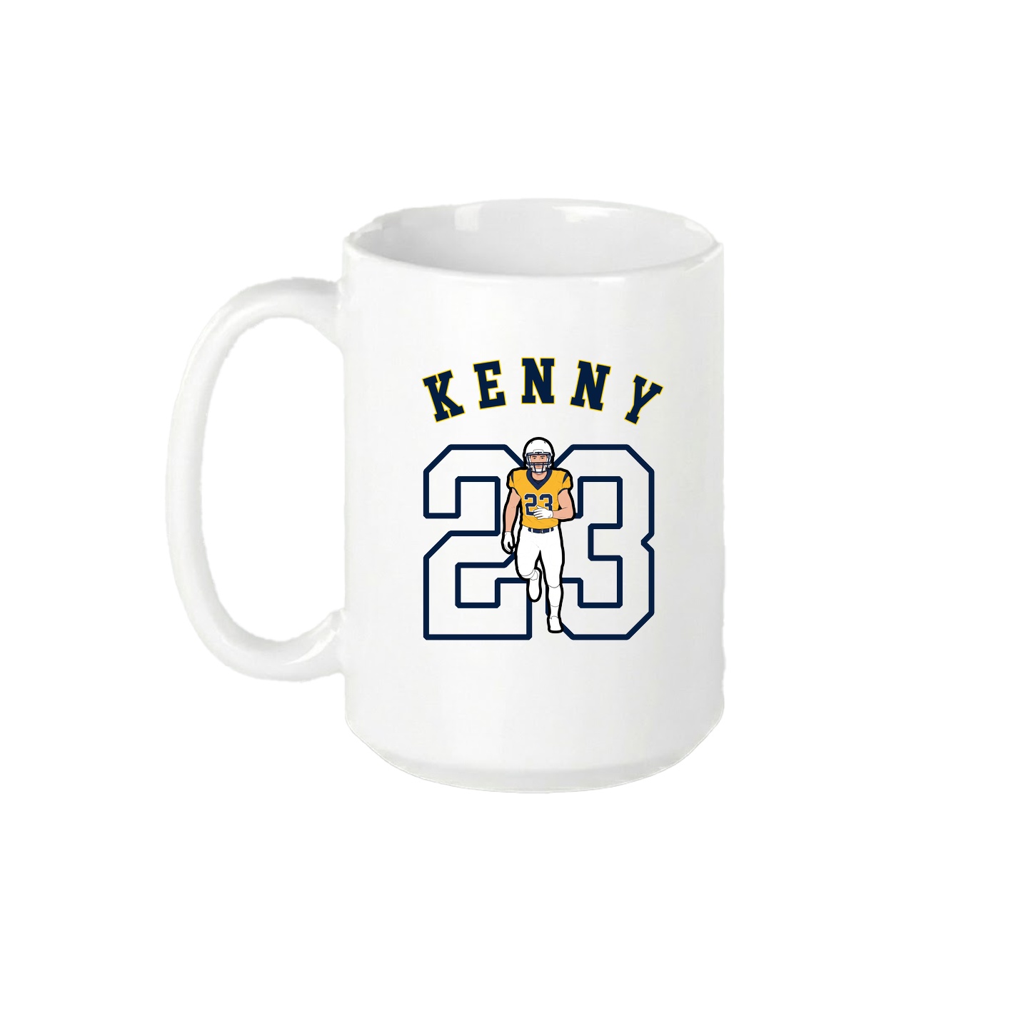 15oz Coffee Mug — Shirsey Arch in White