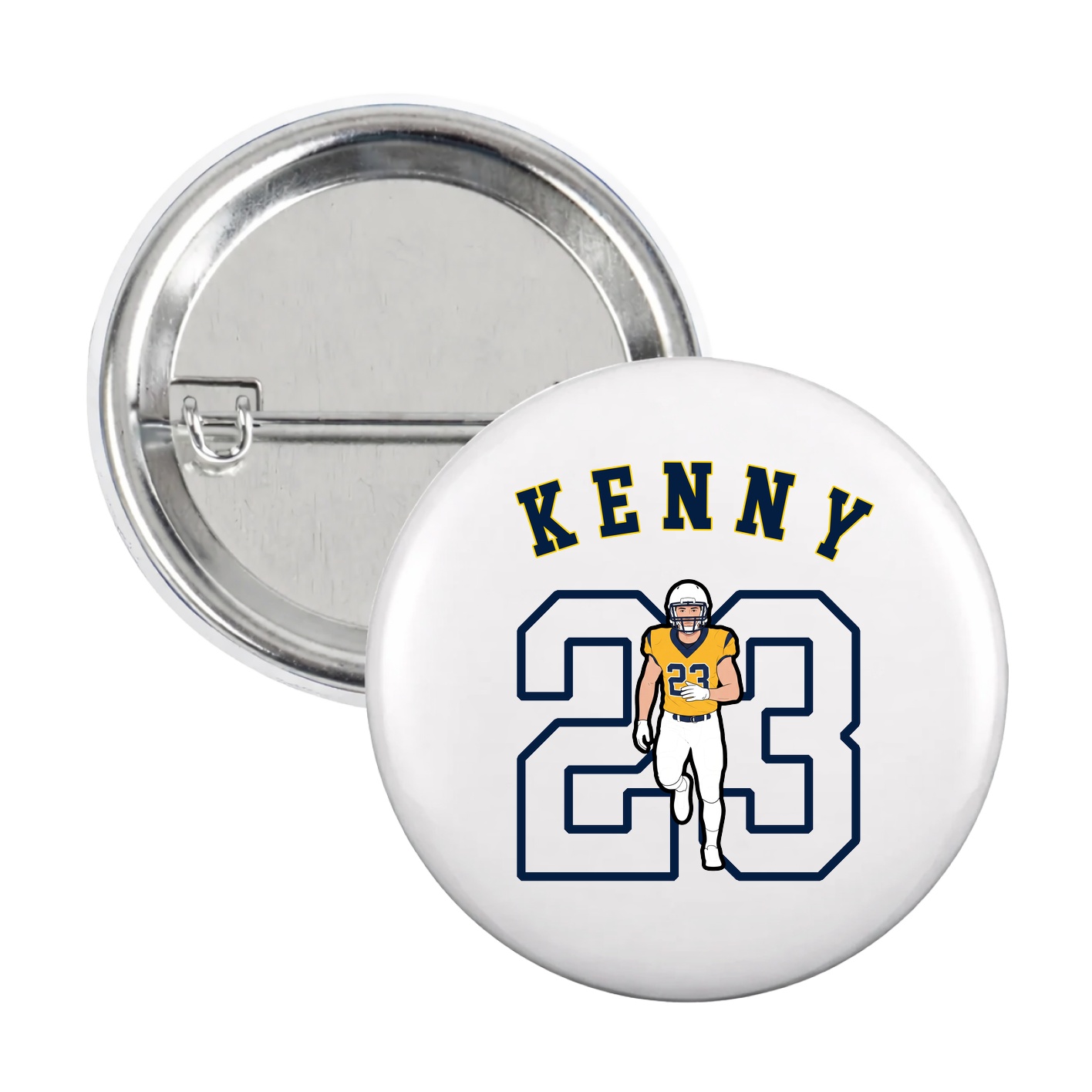 Game Day Button — Shirsey Arch in White