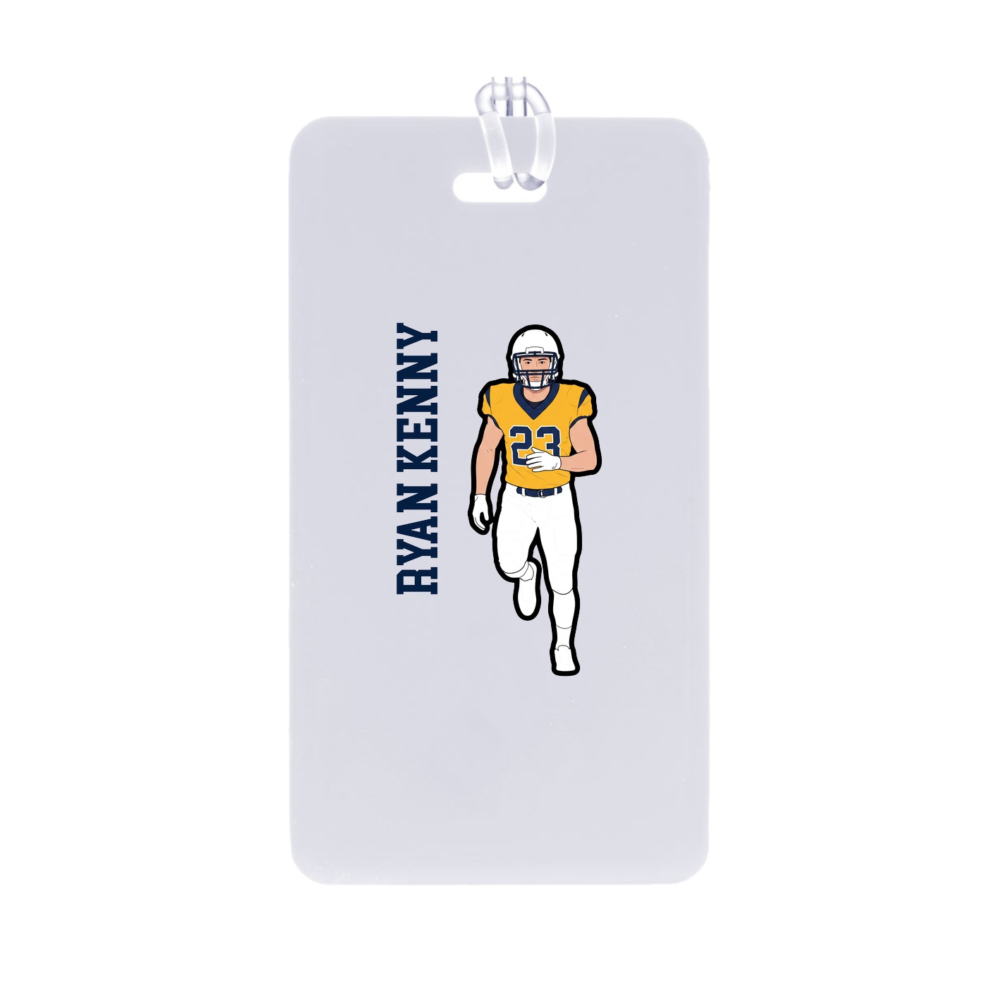 Bag Tag — Name Vertical in Classic
