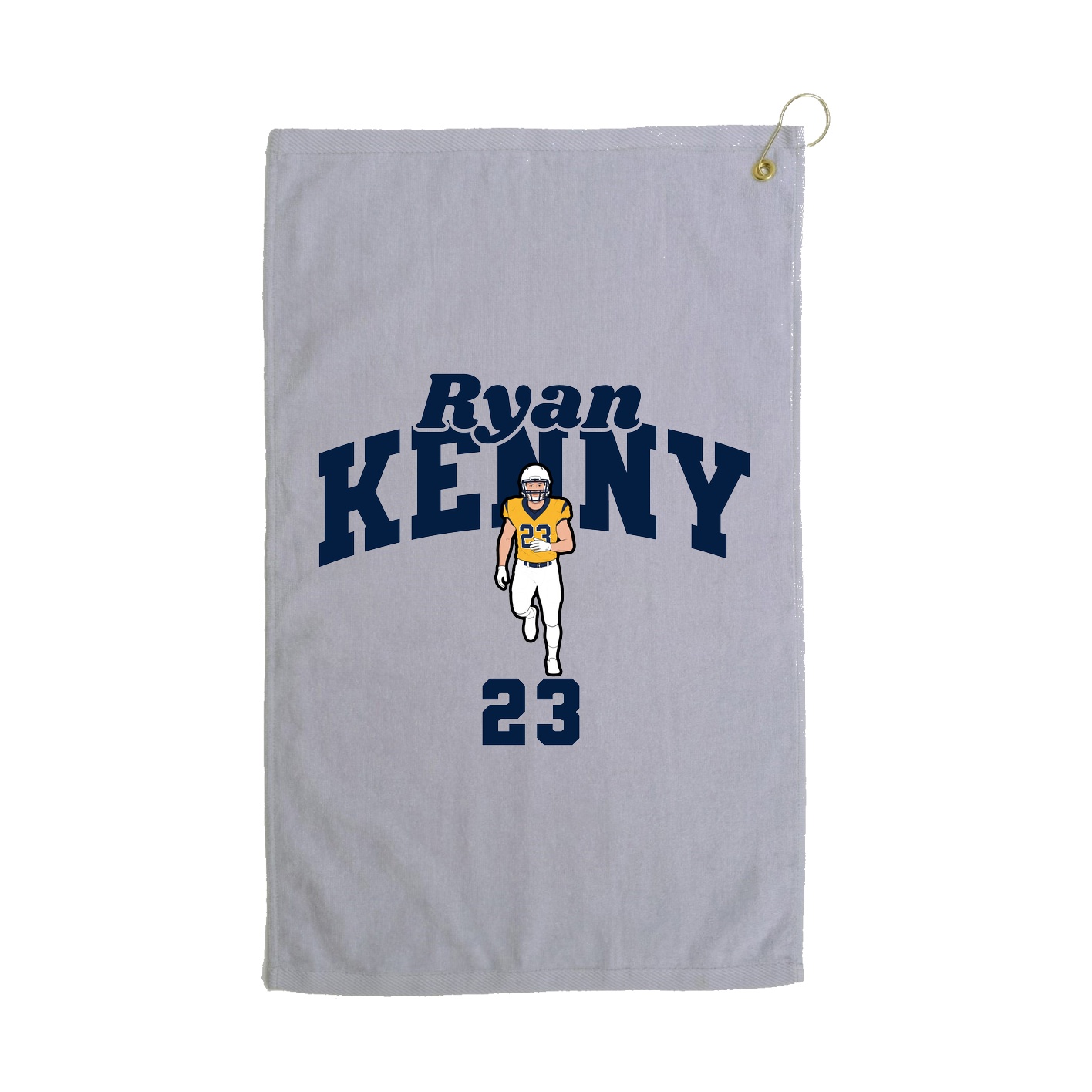 Golf Towel — Signature Arch in Grey