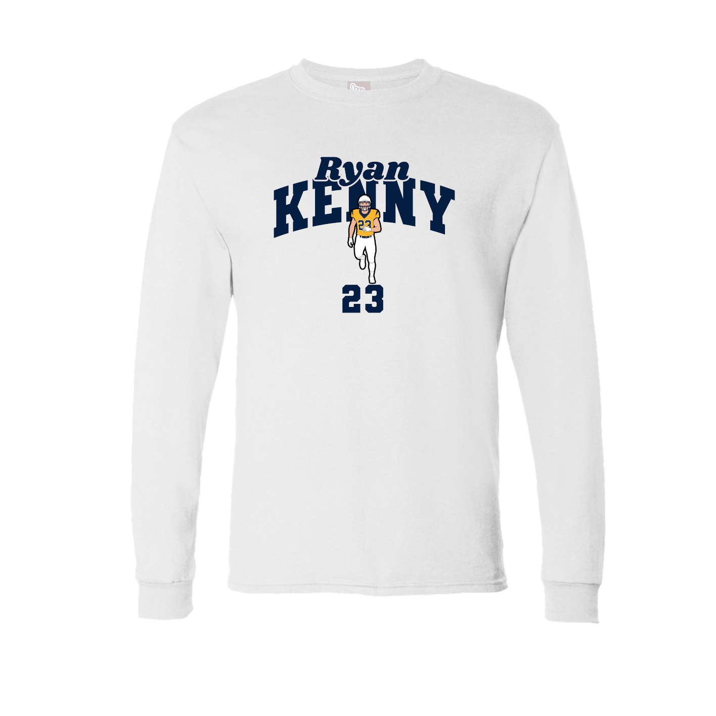 Long Sleeve Tee — Signature Arch in White