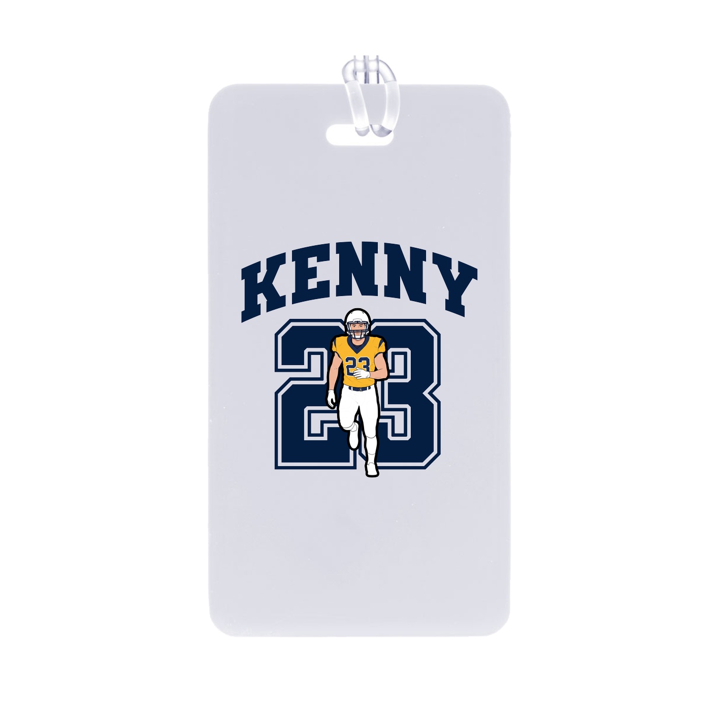 Bag Tag — Number in Classic