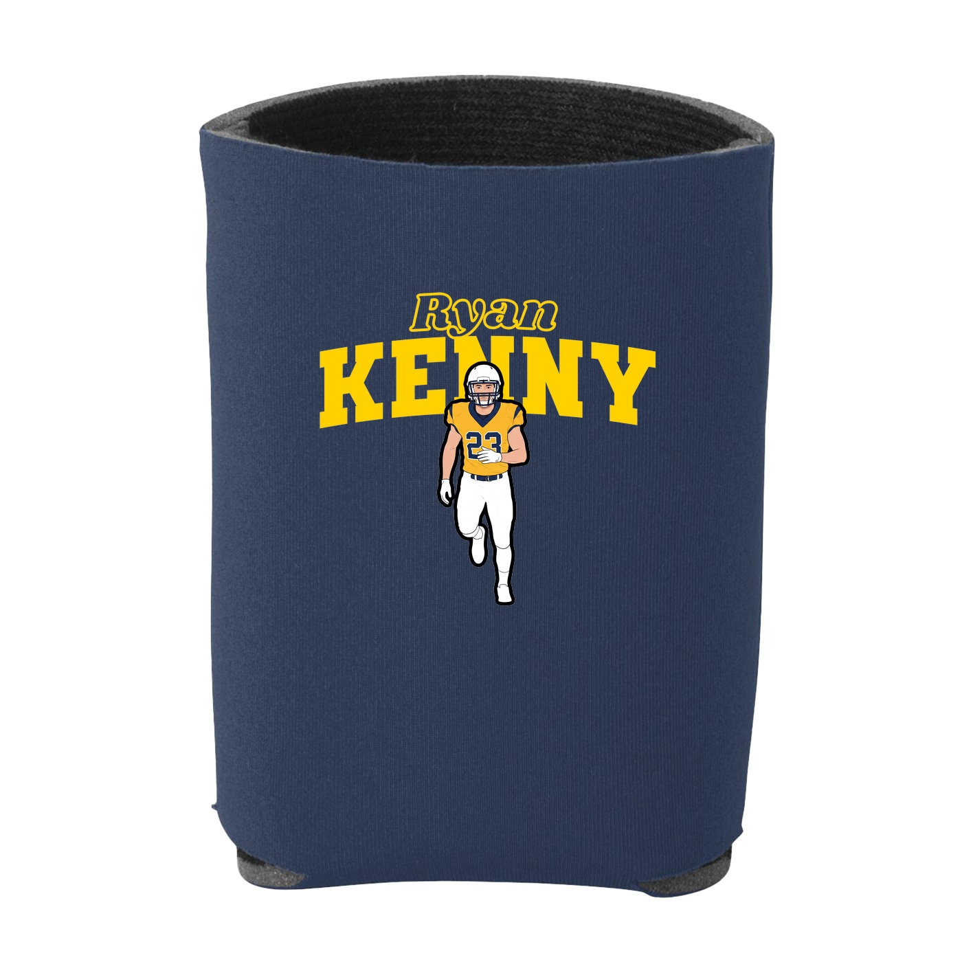 Can Holder — Name Arch in Navy