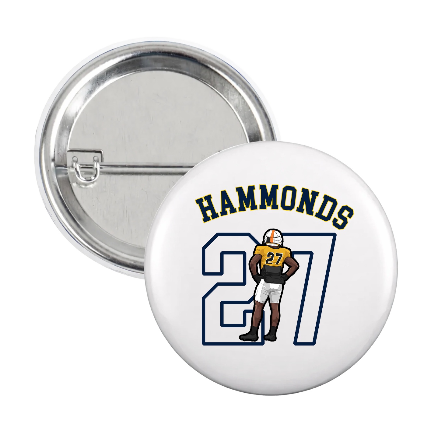 Game Day Button — Shirsey Arch in White