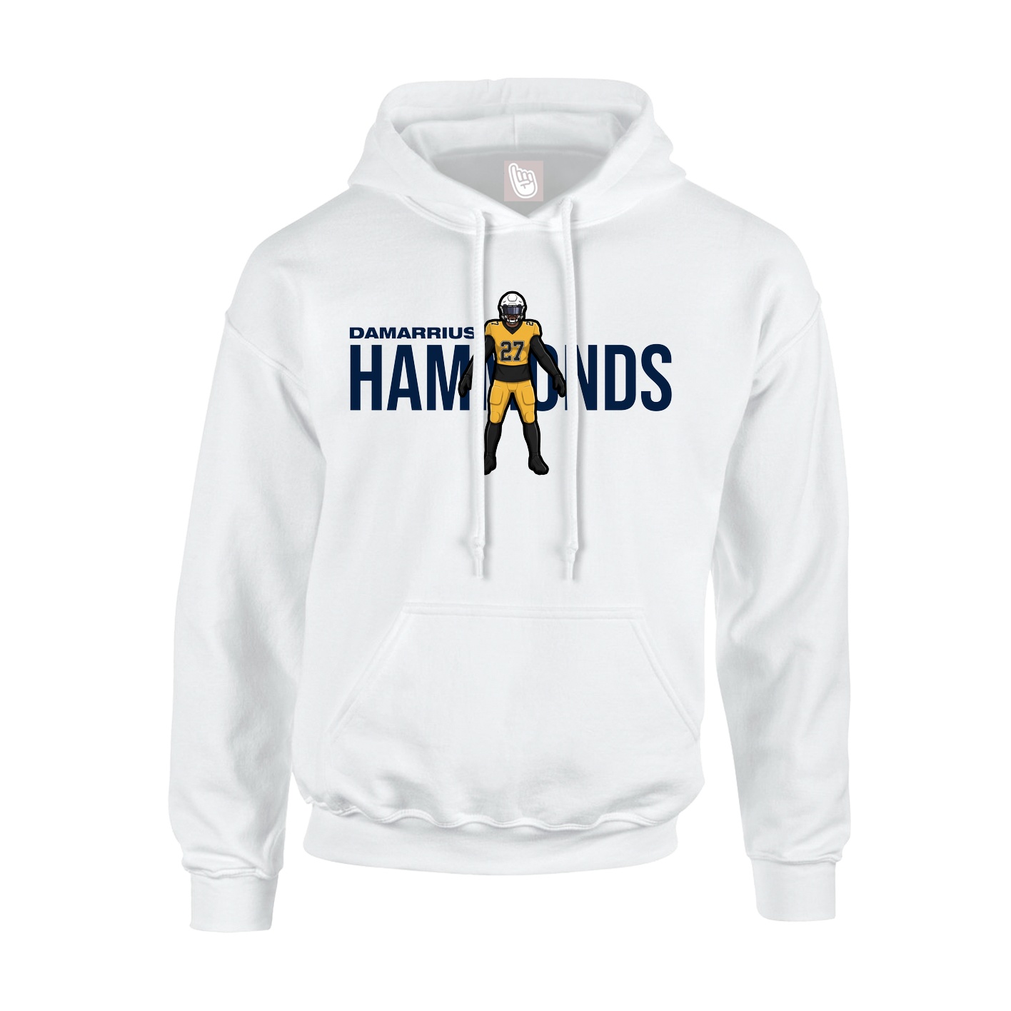 Hoodie — Player Name in White
