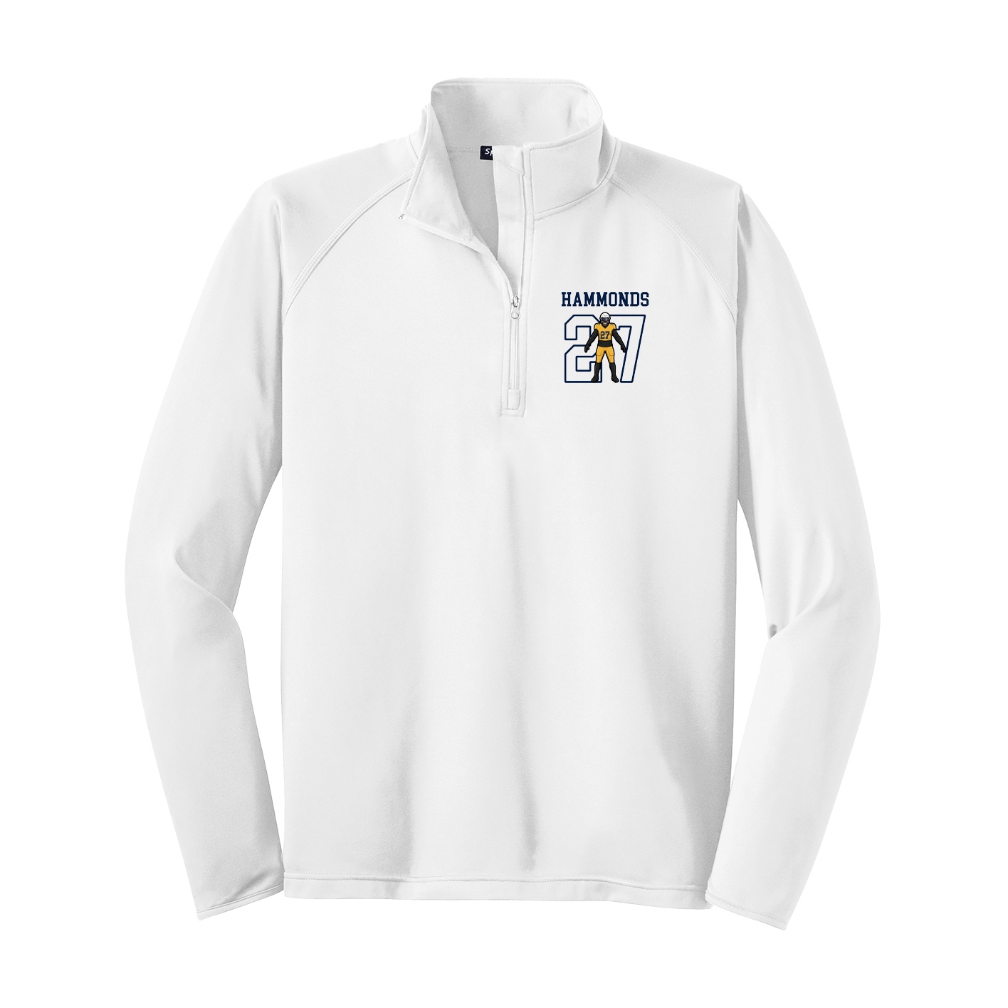 Q-Zip Pullover — Shirsey in White