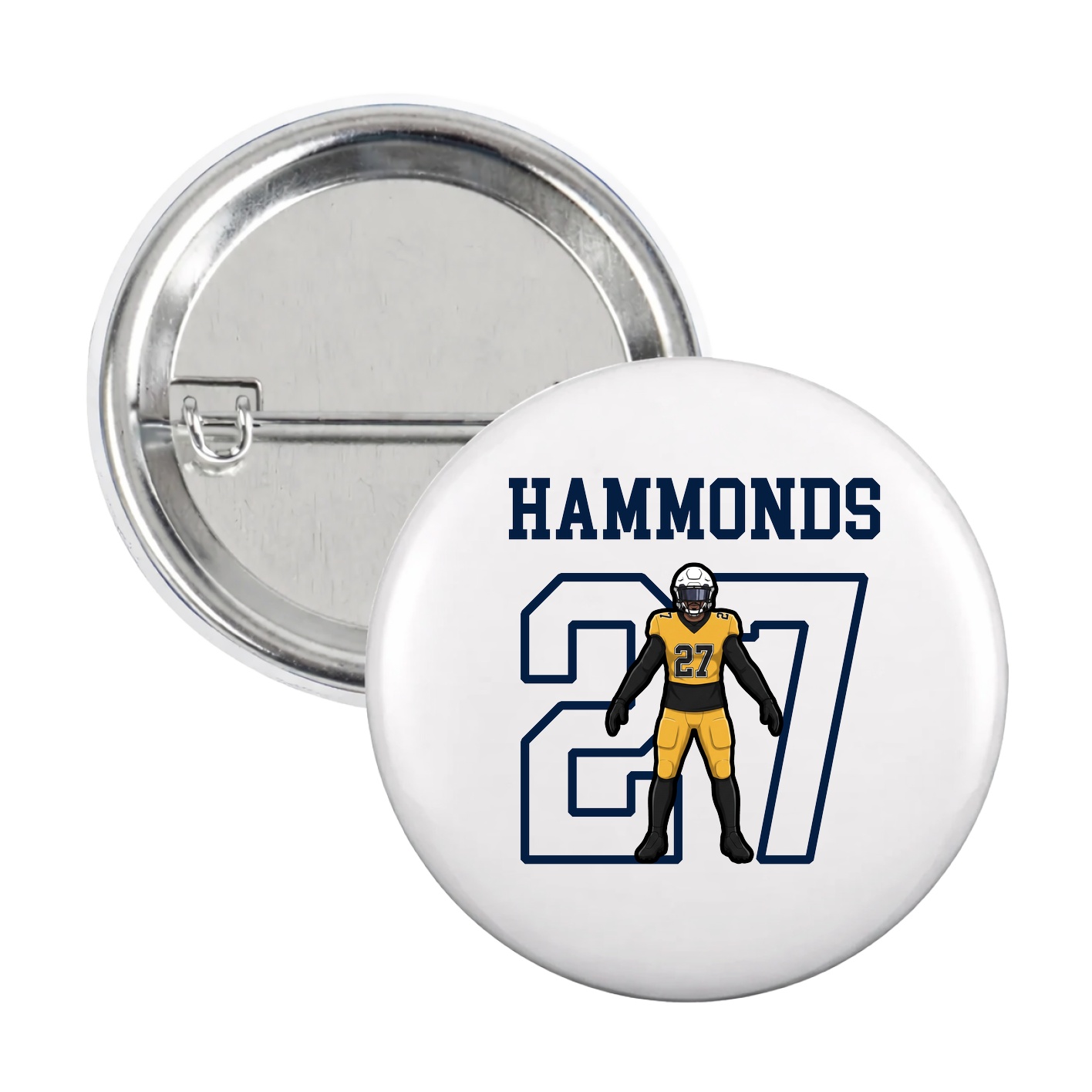 Game Day Button — Shirsey in White