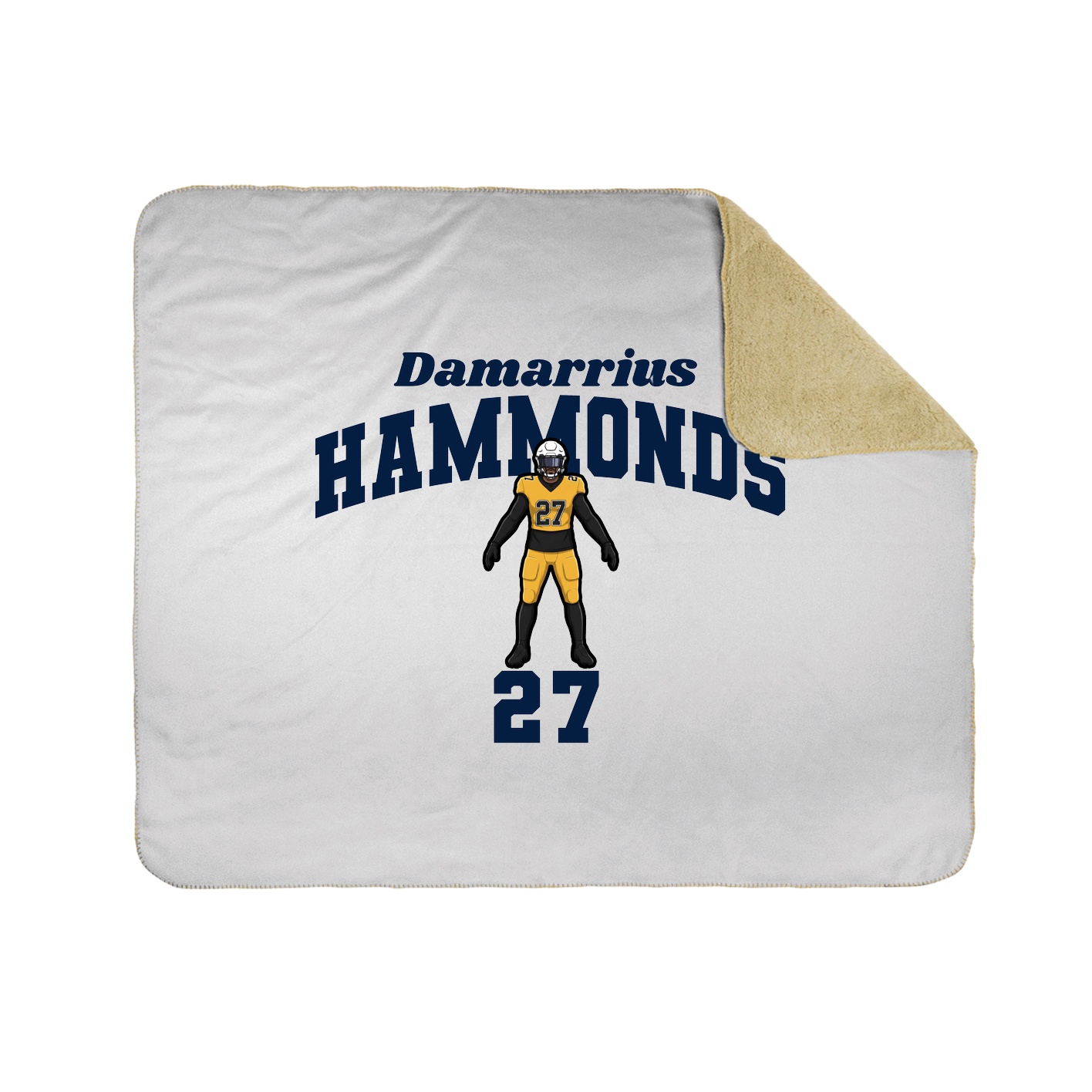 Throw Blanket — Signature Arch in White