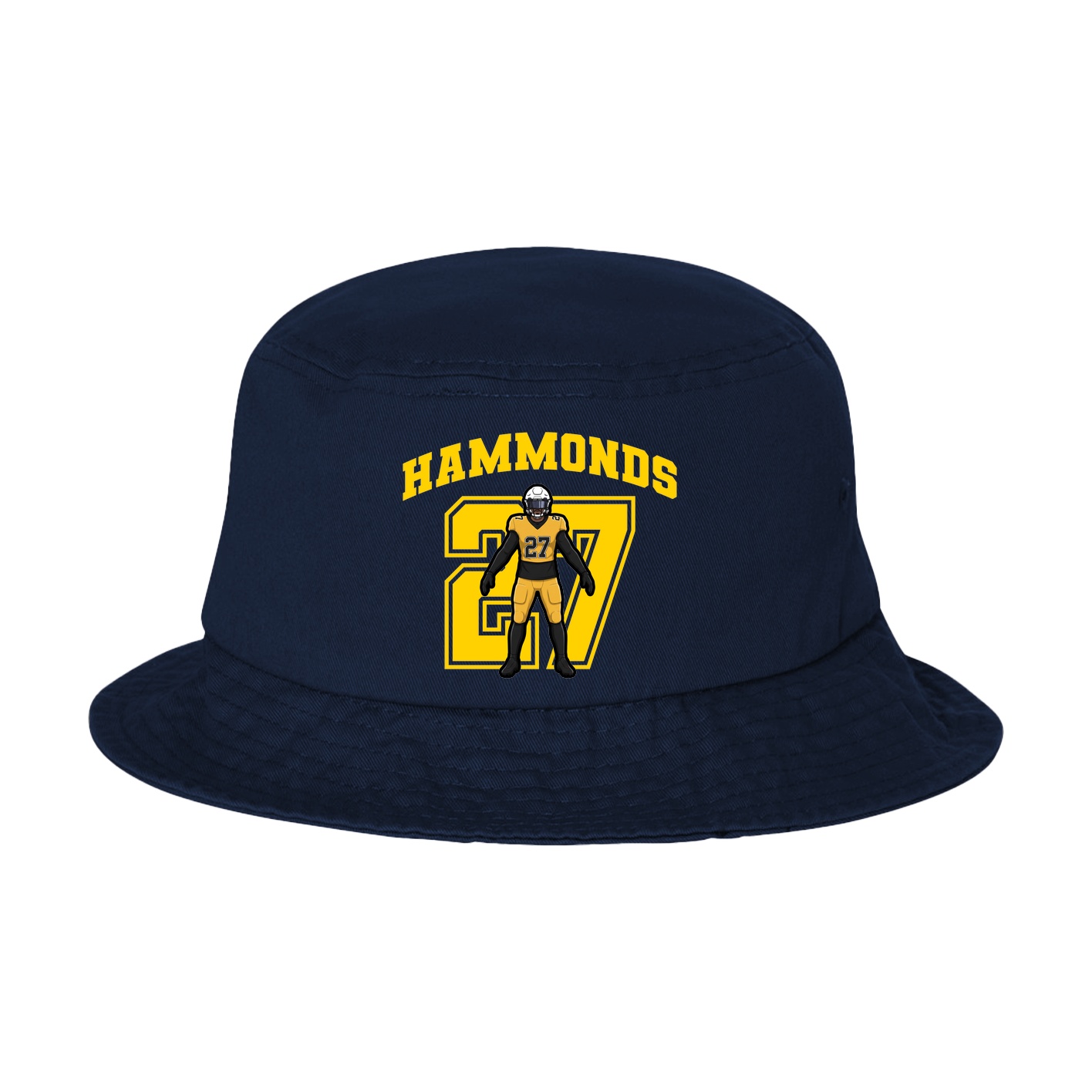 Bucket Cap — Number in Navy
