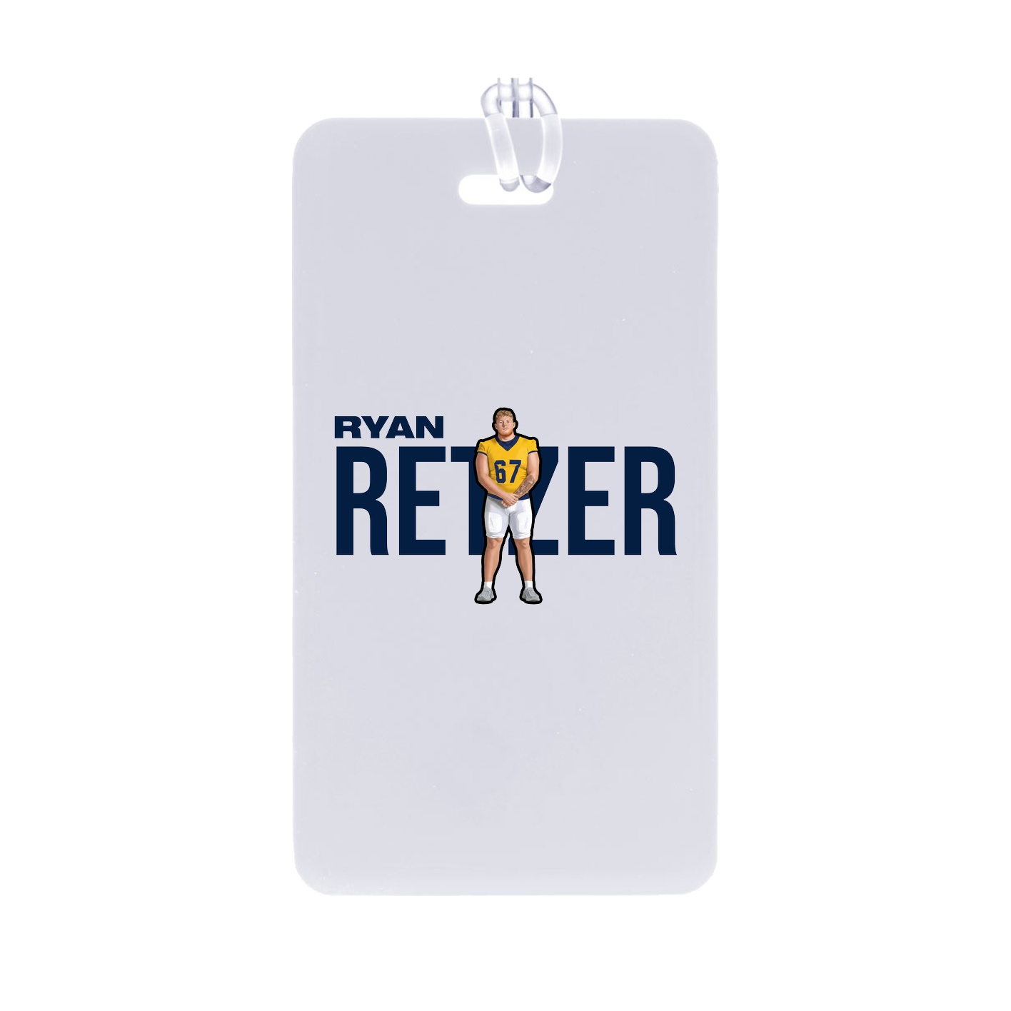 Bag Tag — Player Name in Classic