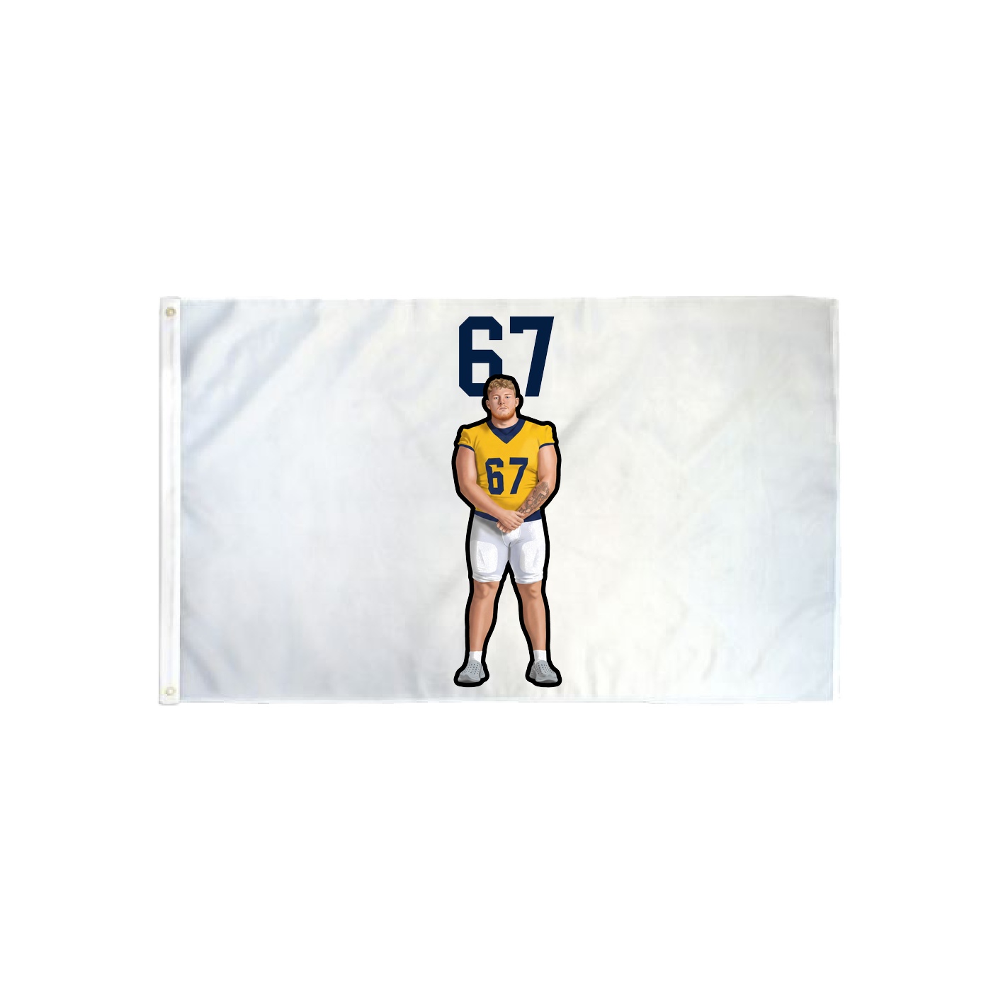 3x5 Flag — Number Top in Classic