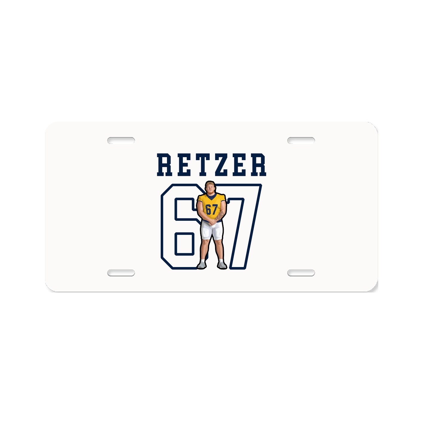 License Plate — Shirsey in Classic