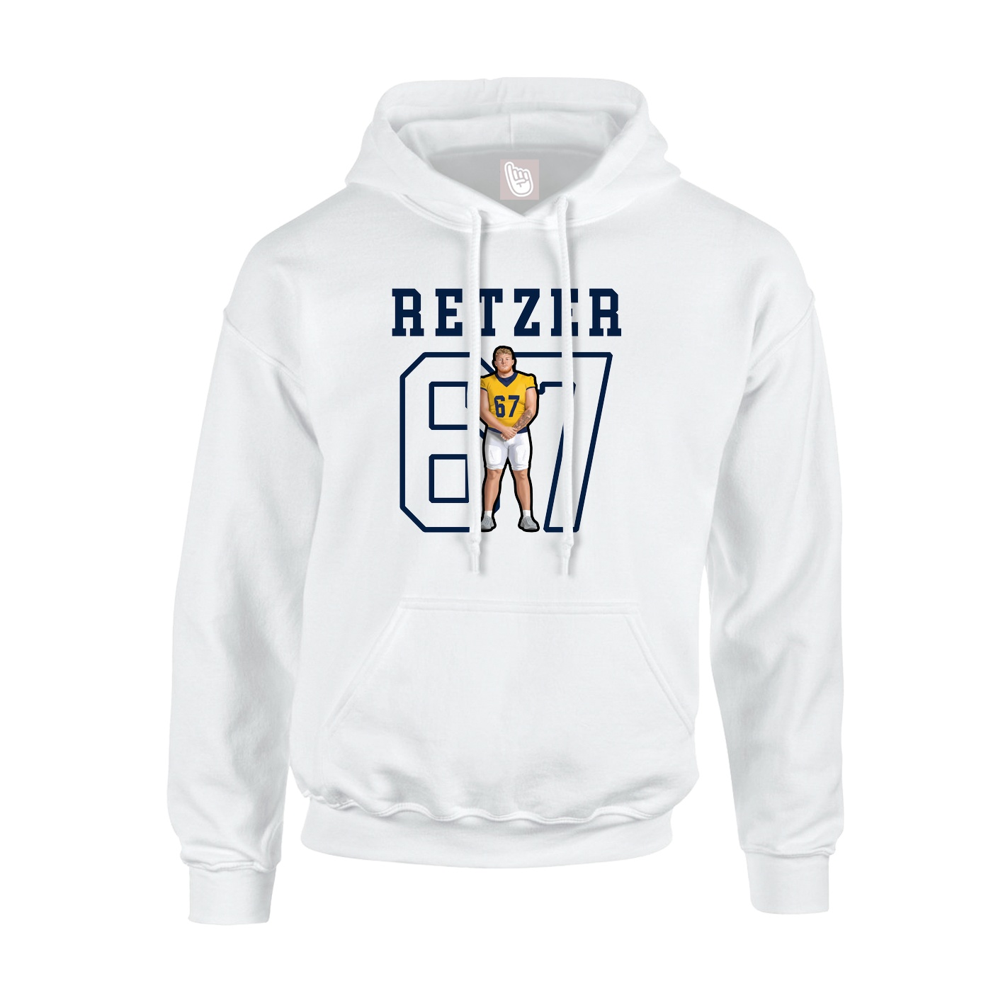 Youth Hoodie — Shirsey in White
