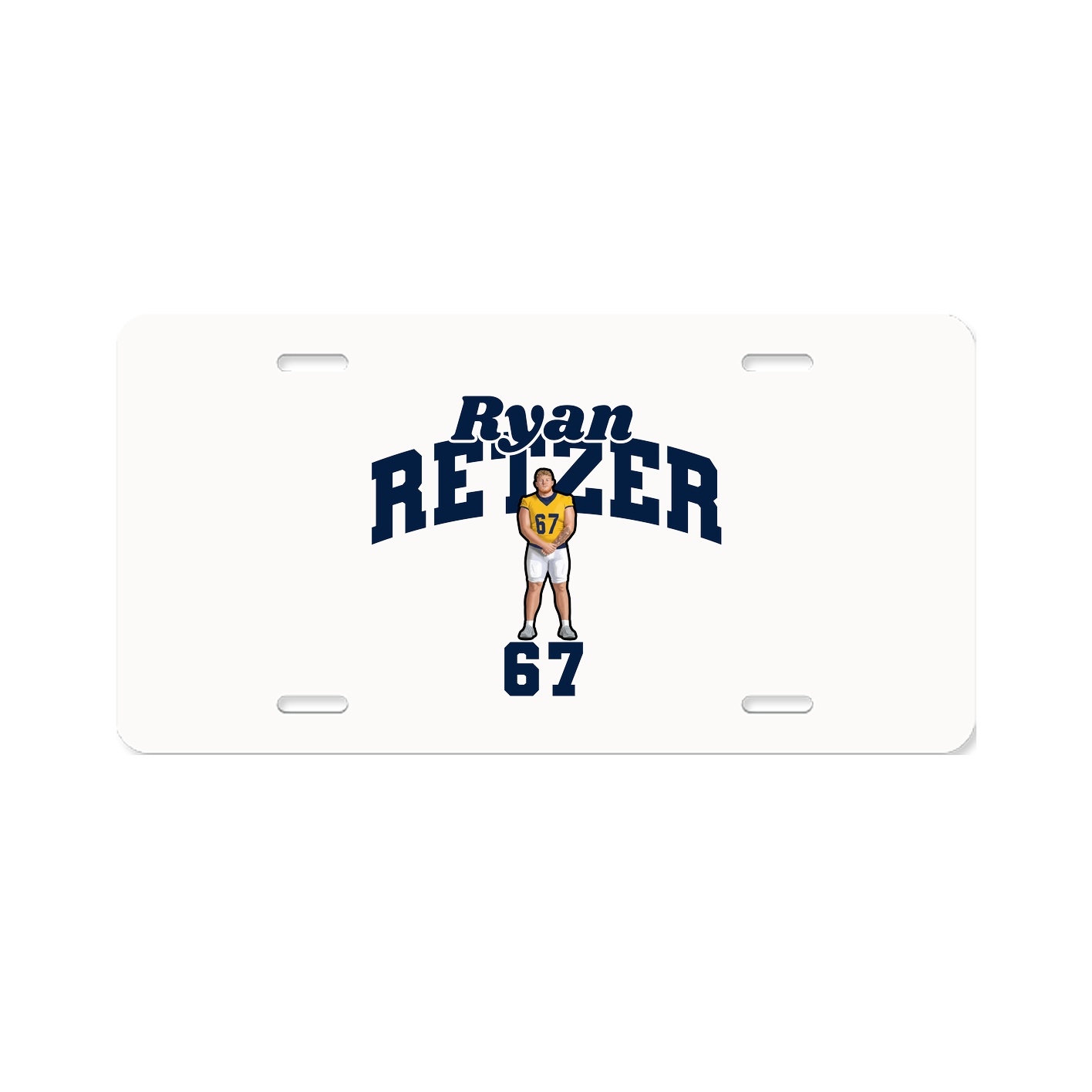 License Plate — Signature Arch in Classic