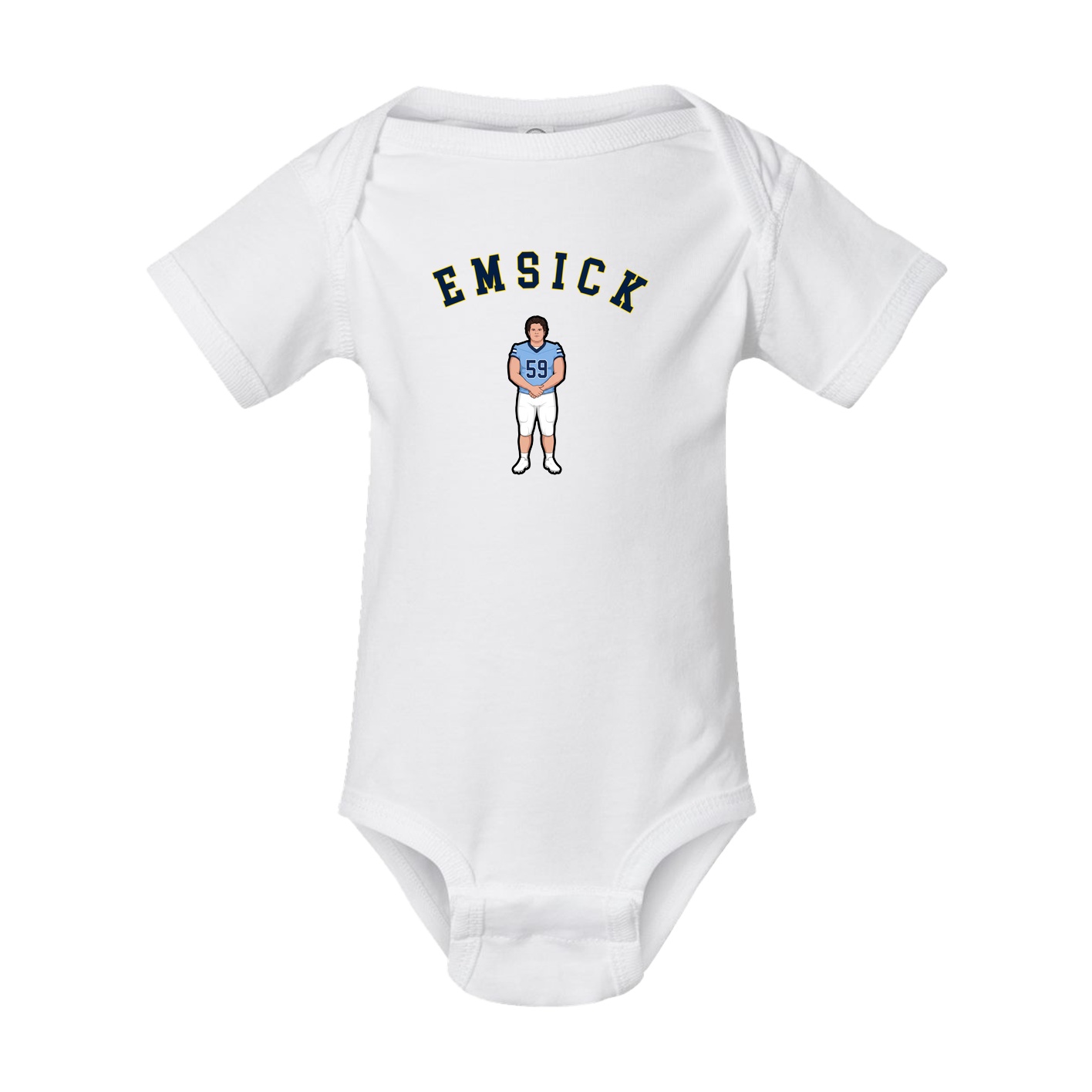 Baby Onesie — Shirsey Arch in White
