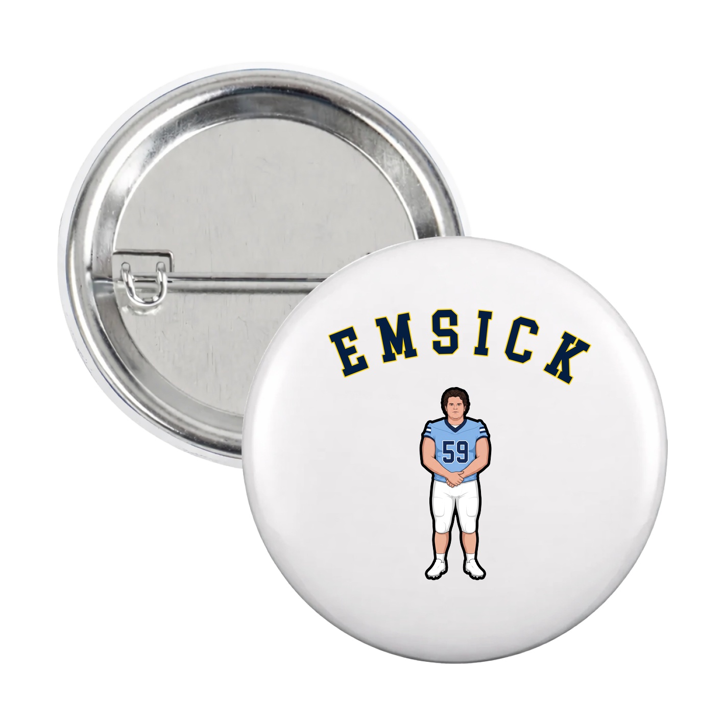 Game Day Button — Shirsey Arch in White