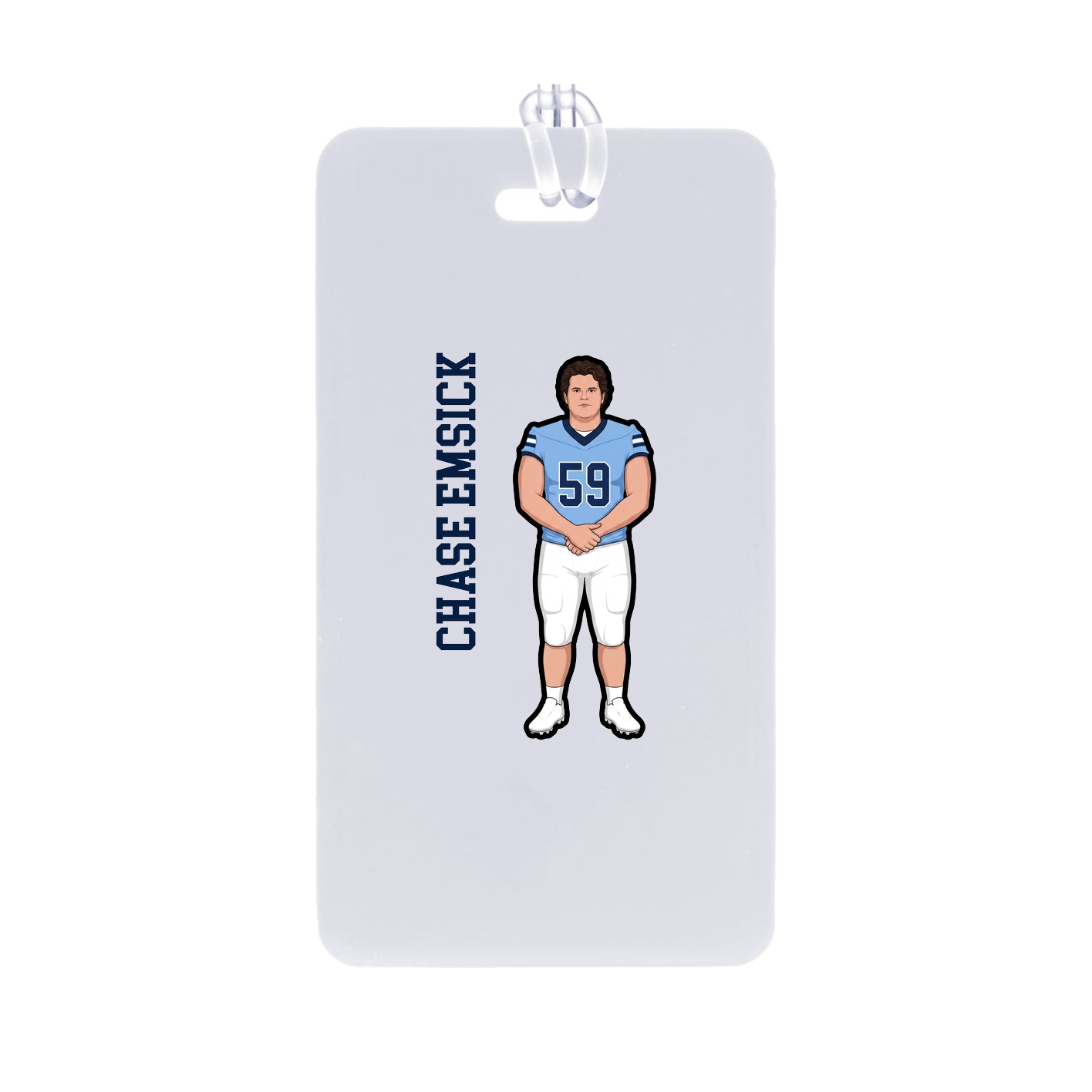 Bag Tag — Name Vertical in Classic