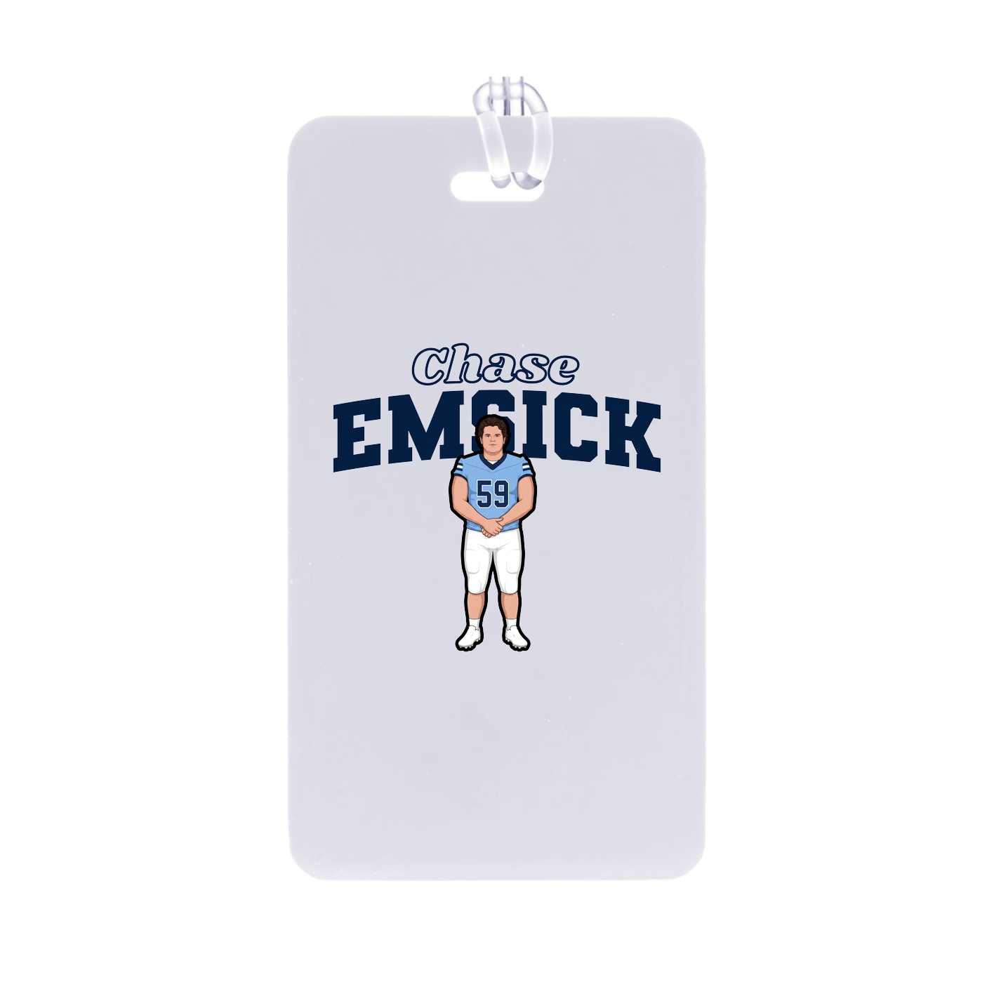 Bag Tag — Name Arch in Classic