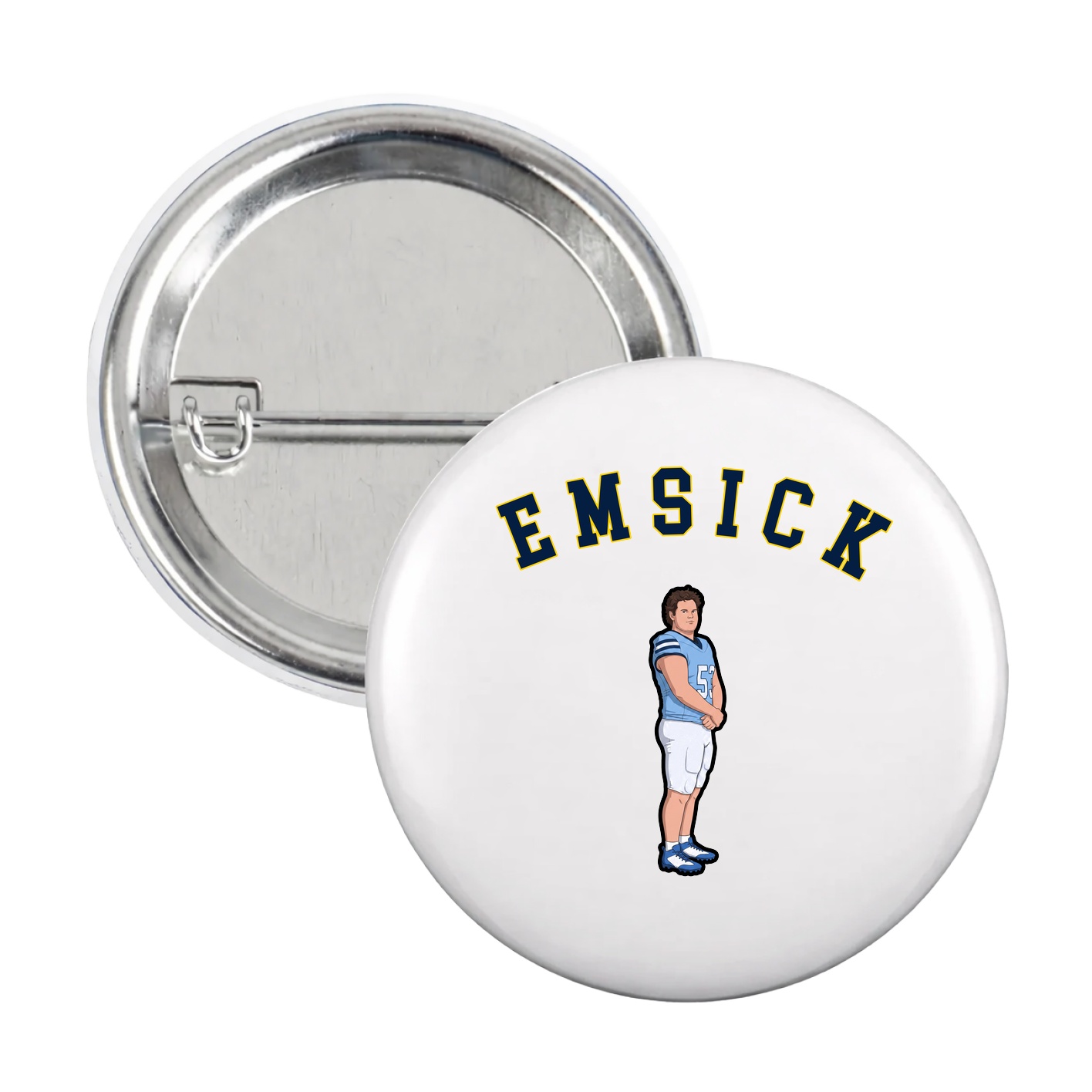 Game Day Button — Shirsey Arch in White